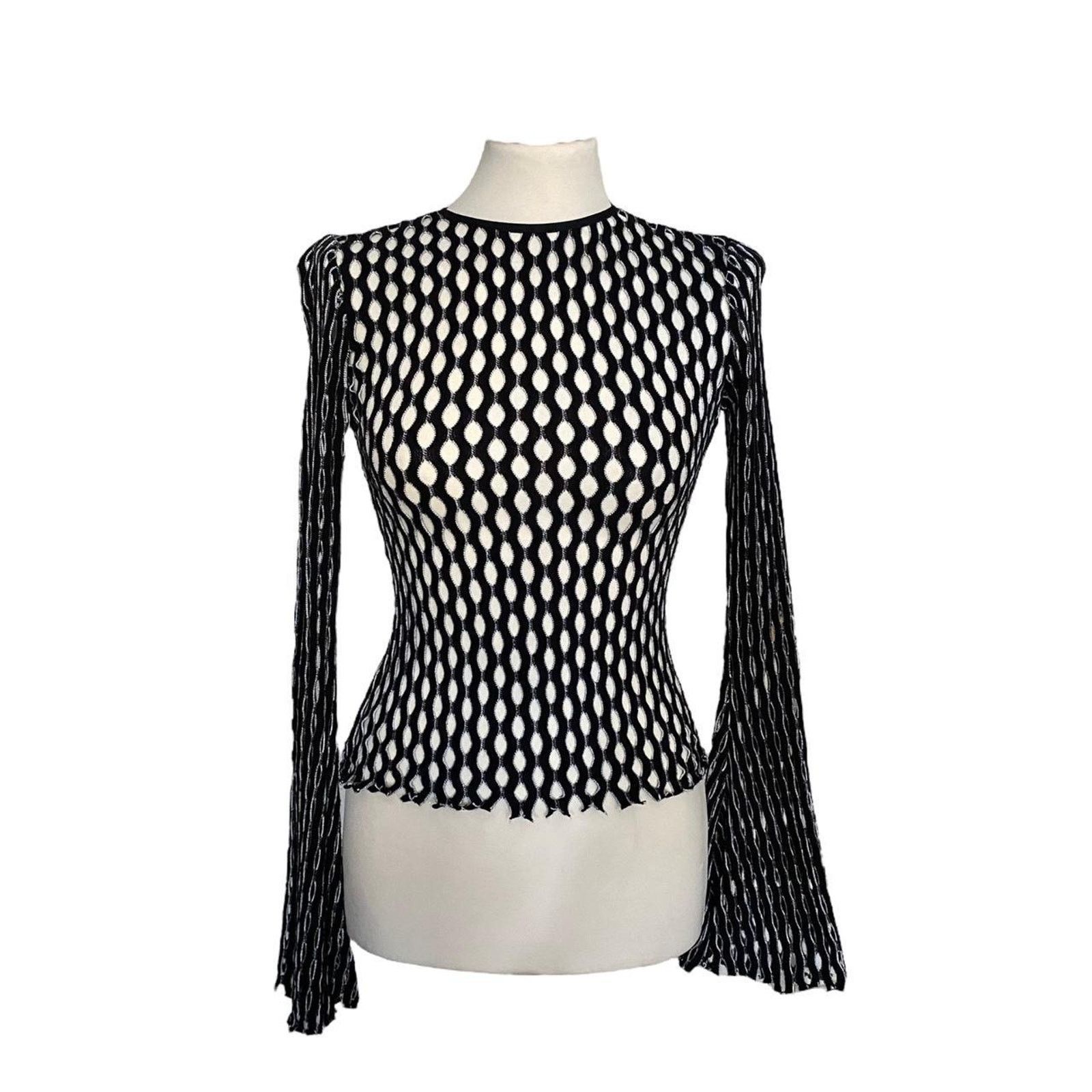 Designer × Other × Vintage Beaufille Designer Cut Out Overlay Top Size Small (UK 6/8) Size S / US 4 / IT 40 - 5 Thumbnail