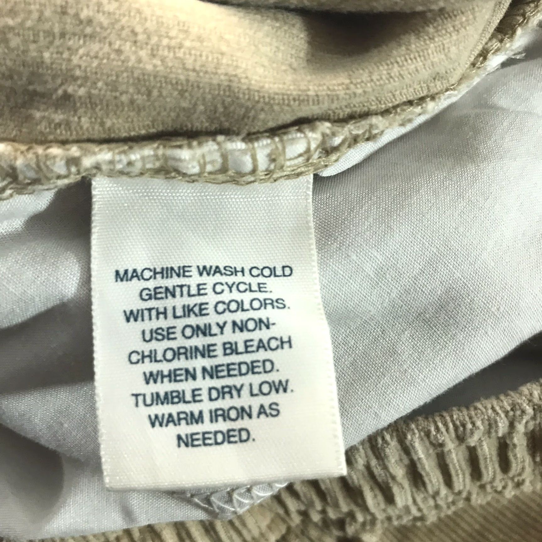 Vintage VINTAGE Cabin Creek Women's Pants Size 16P Beige Cotton Straight Leg Casual Workwear Size 38" / US 16 / IT 52 - 8 Thumbnail