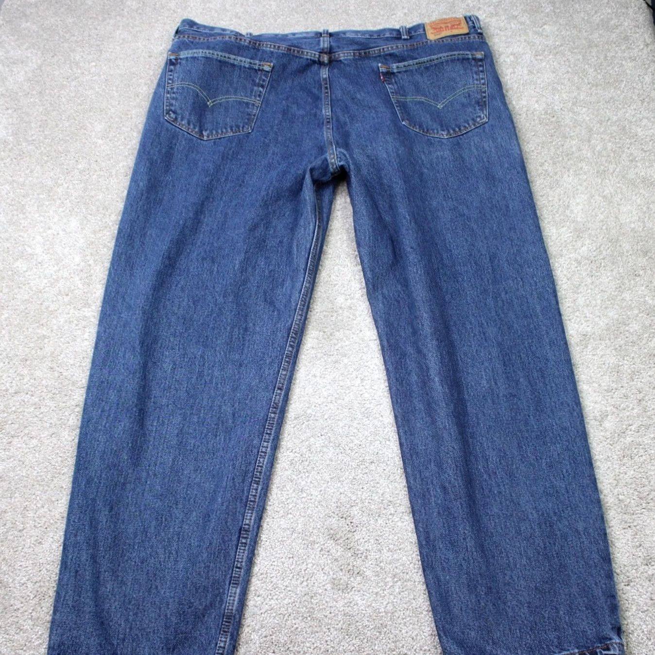 Levi's Levi's Jeans 550 Mens 48x34 Blue Relaxed 5-Pocket Denim Cotton Straight Vintage: No Size US 32 / EU 48 - 5 Thumbnail