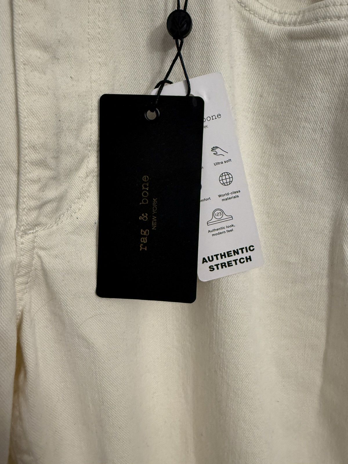Rag & Bone Rag & Bone denim white jeans size 34 Size US 34 / EU 50 - 3 Thumbnail