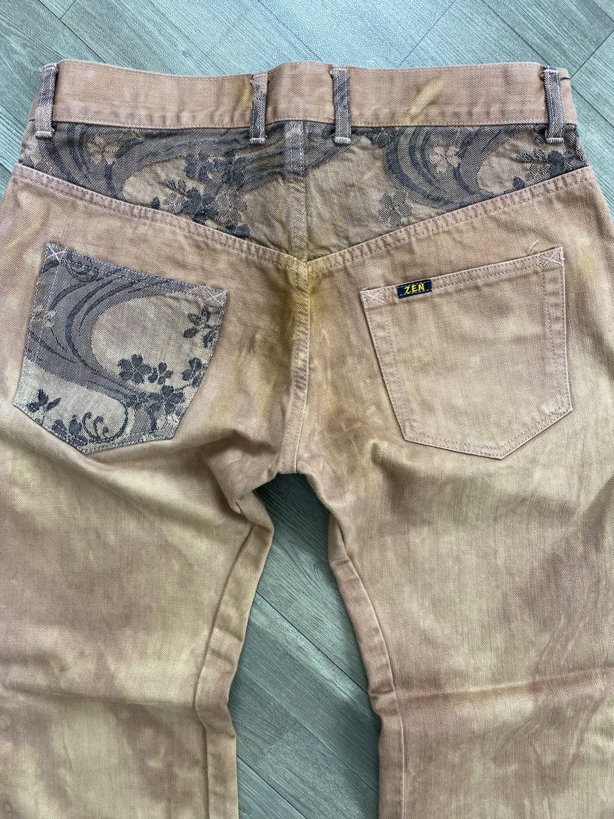 Mizra Jeans Kyoto Rare Mizra Kyoto Reconstructed Hybird Patch Seasoned Denim Size US 34 / EU 50 - 14 Thumbnail