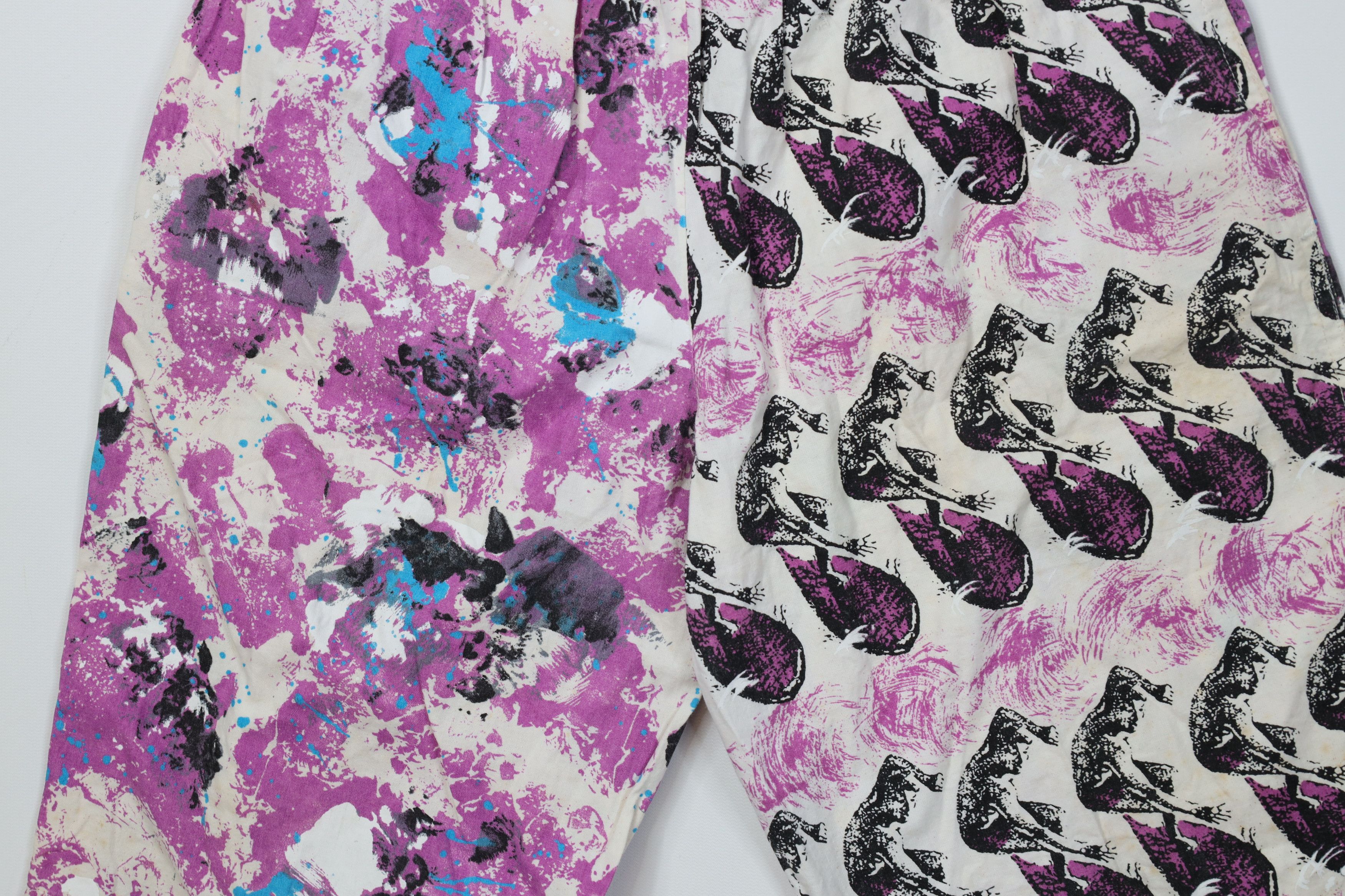 Vintage Vintage 90s Streetwear Surf All Over Print Shorts Cotton Size US 30 / EU 46 - 3 Thumbnail