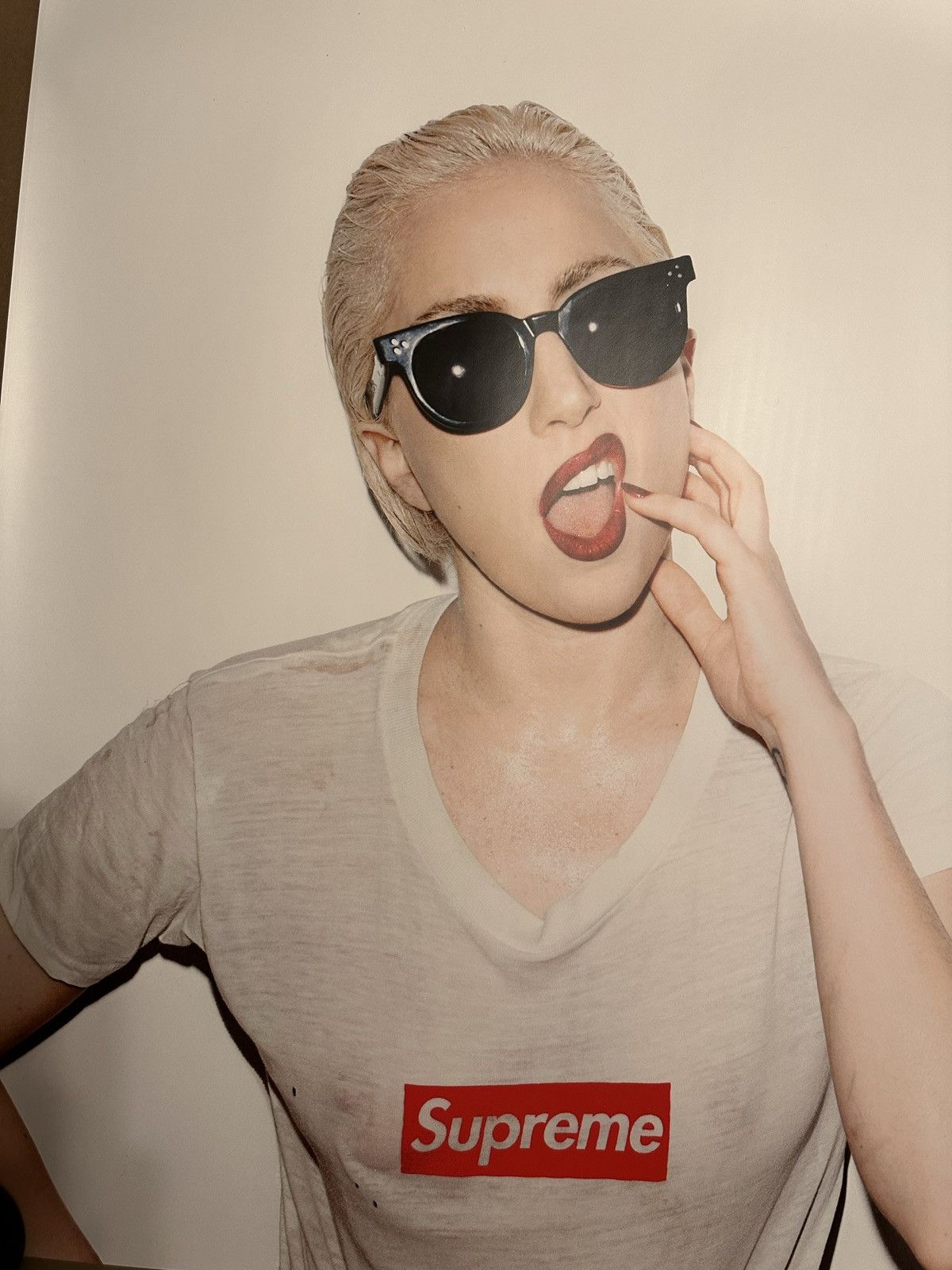 Richardson Supreme Lady Gaga Poster 2011 Box Logo RARE AUTHENTIC Size ONE SIZE - 6 Thumbnail