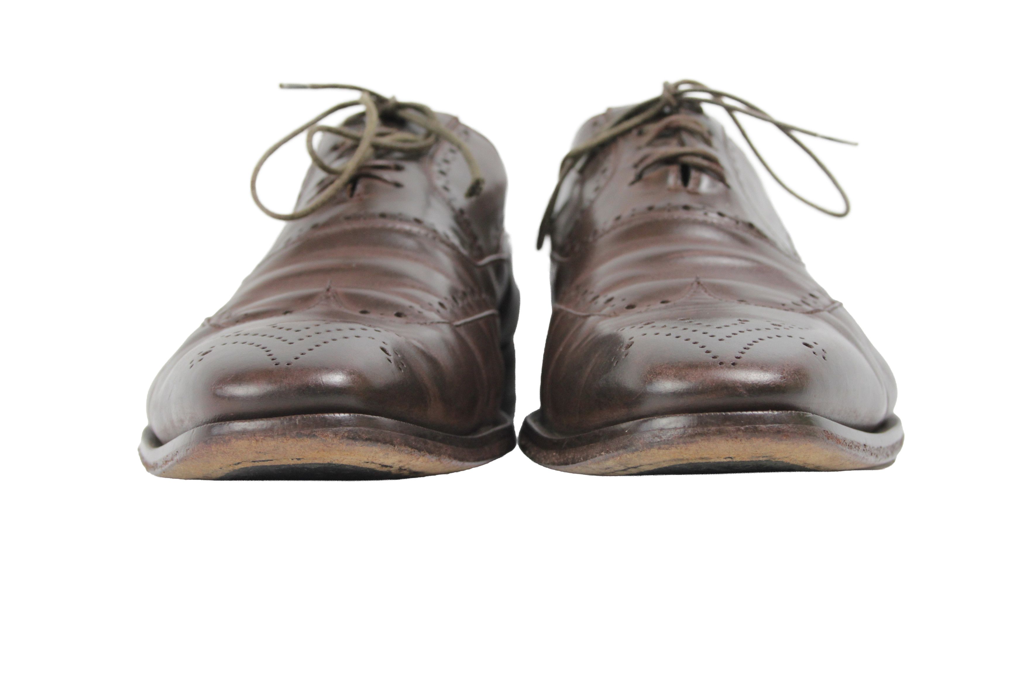 Doucal's Perforated Brogue Oxford Shoes Size US 10 / EU 43 - 4 Thumbnail