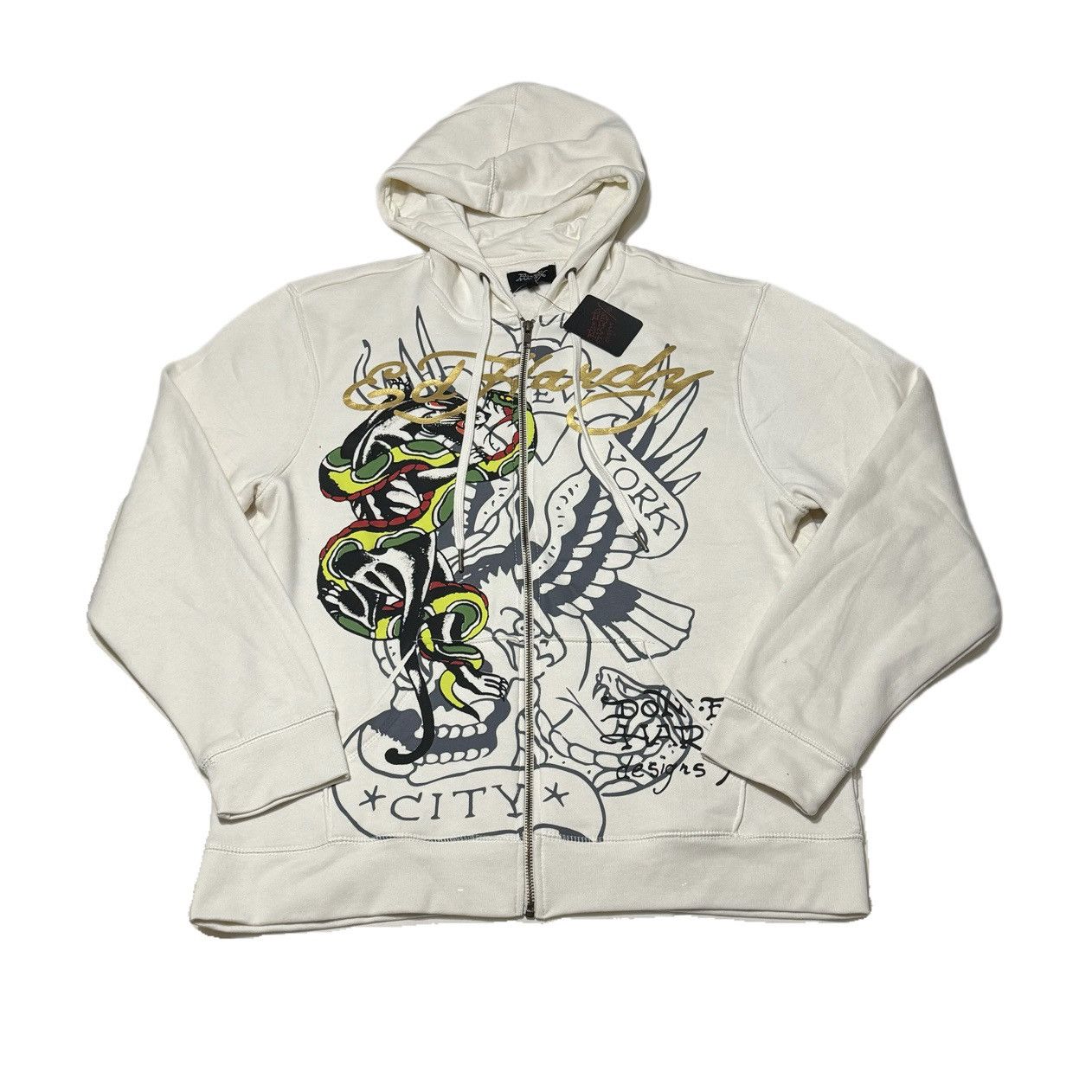 Ed Hardy Vintage Cream Ed Hardy Hoodie Size US L / EU 52-54 / 3 - 1 Thumbnail