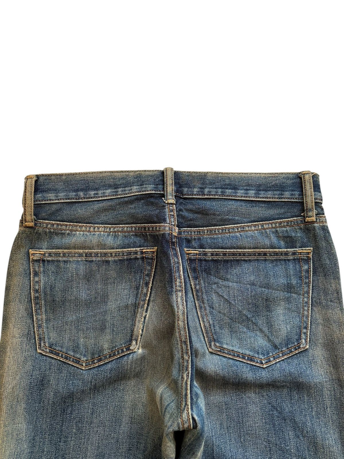 Uniqlo Vintage Uniqlo Rusty Mud Wash Loose Blue Jeans Size US 31 - 8 Thumbnail
