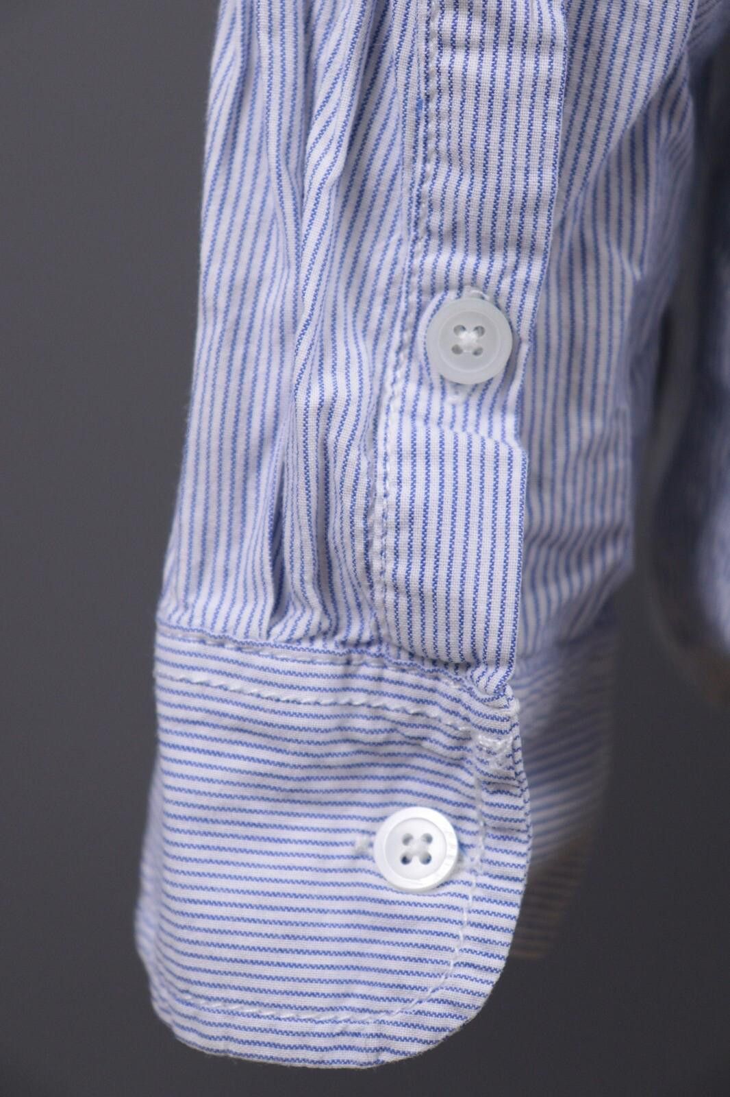Eton Eton Slim Blue Luxury Button Down Shirt Size 44 / 17 1/2 Size US M / EU 48-50 / 2 - 12 Thumbnail