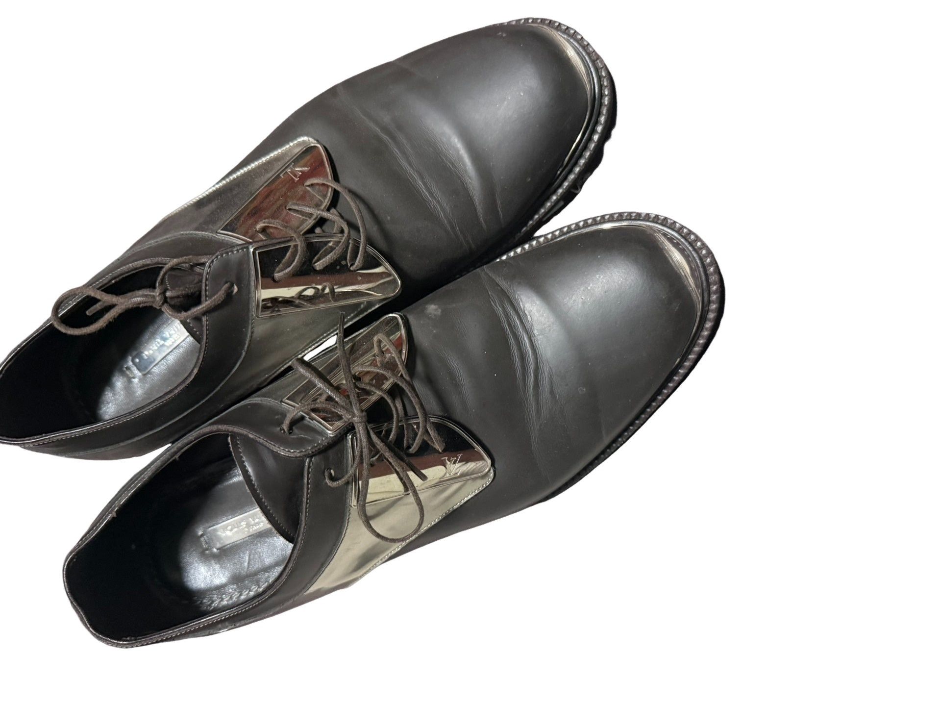 Louis Vuitton Louis Vuitton Metal Plate Derby Shoes Size 6.5 Size US 7.5 / EU 40-41 - 1 Thumbnail