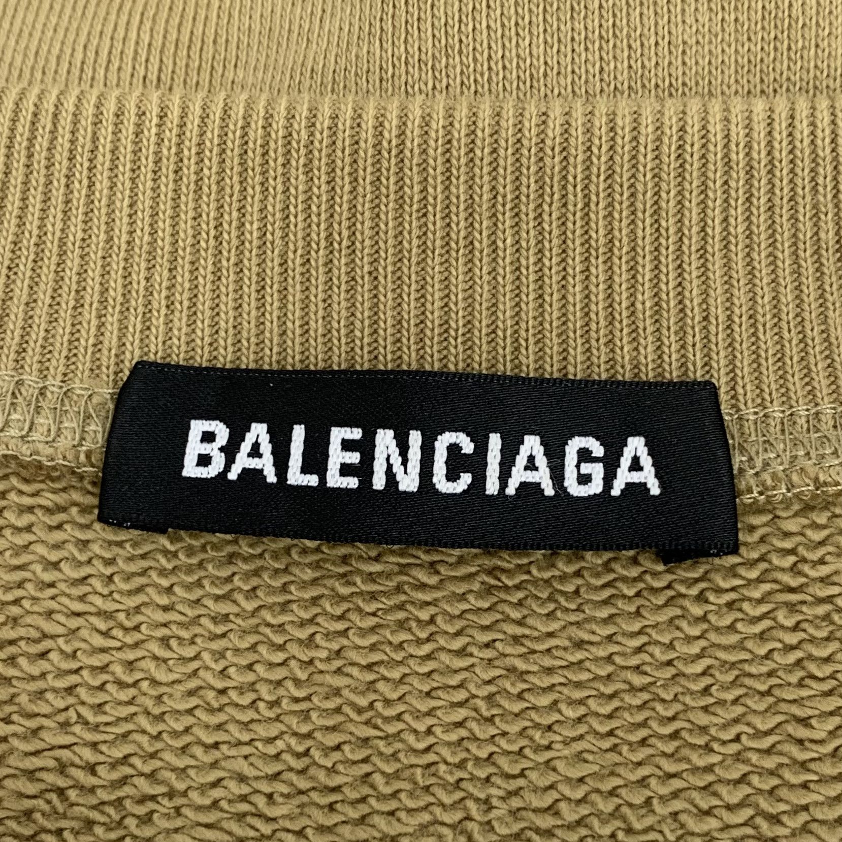 Balenciaga Balenciaga Logo Print Sweatshirt Brown (M) Size US M / EU 48-50 / 2 - 5 Thumbnail