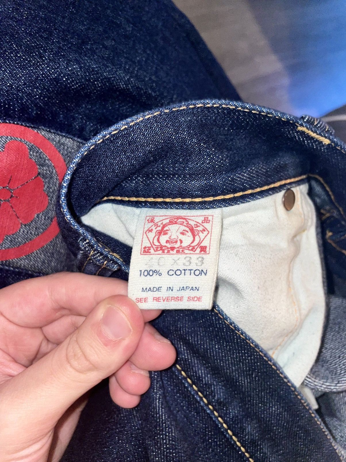 Evisu Evisu Paris Diacock Jeans (40x33) Size US 40 / EU 56 - 3 Thumbnail