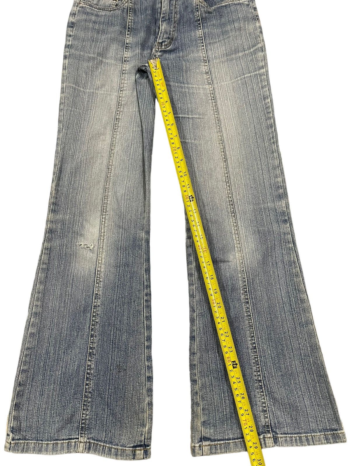 If Six Was Nine Vintage Japanese Brand Blue Wash Style Flare Jeans Size US 27 - 11 Thumbnail