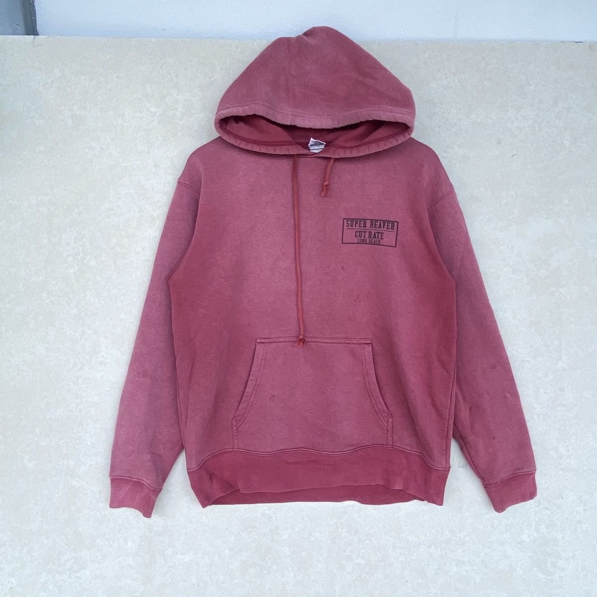 Other Vintage CUT-RATE Hoodie Sweater Small Logo Embroidered Red Size US L / EU 52-54 / 3 - 1 Thumbnail