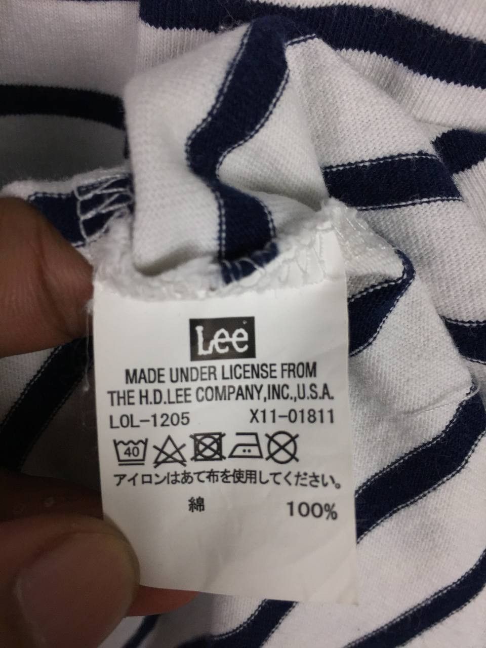 Lee LEE Union Made Sanforized Shrunk Striped Oversized Tee Size US M / EU 48-50 / 2 - 9 Thumbnail