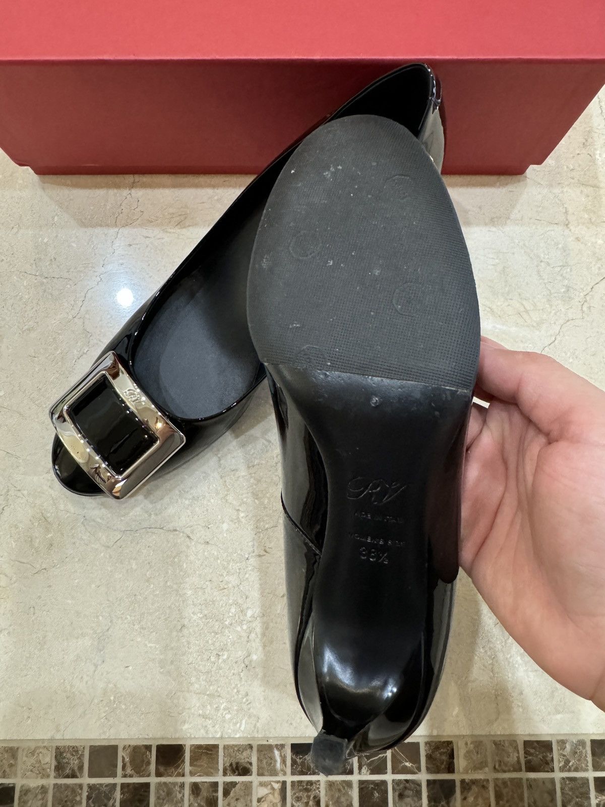 Roger Vivier Roger Viver Buckle Heel Size US 8.5 / IT 38.5 - 2 Thumbnail