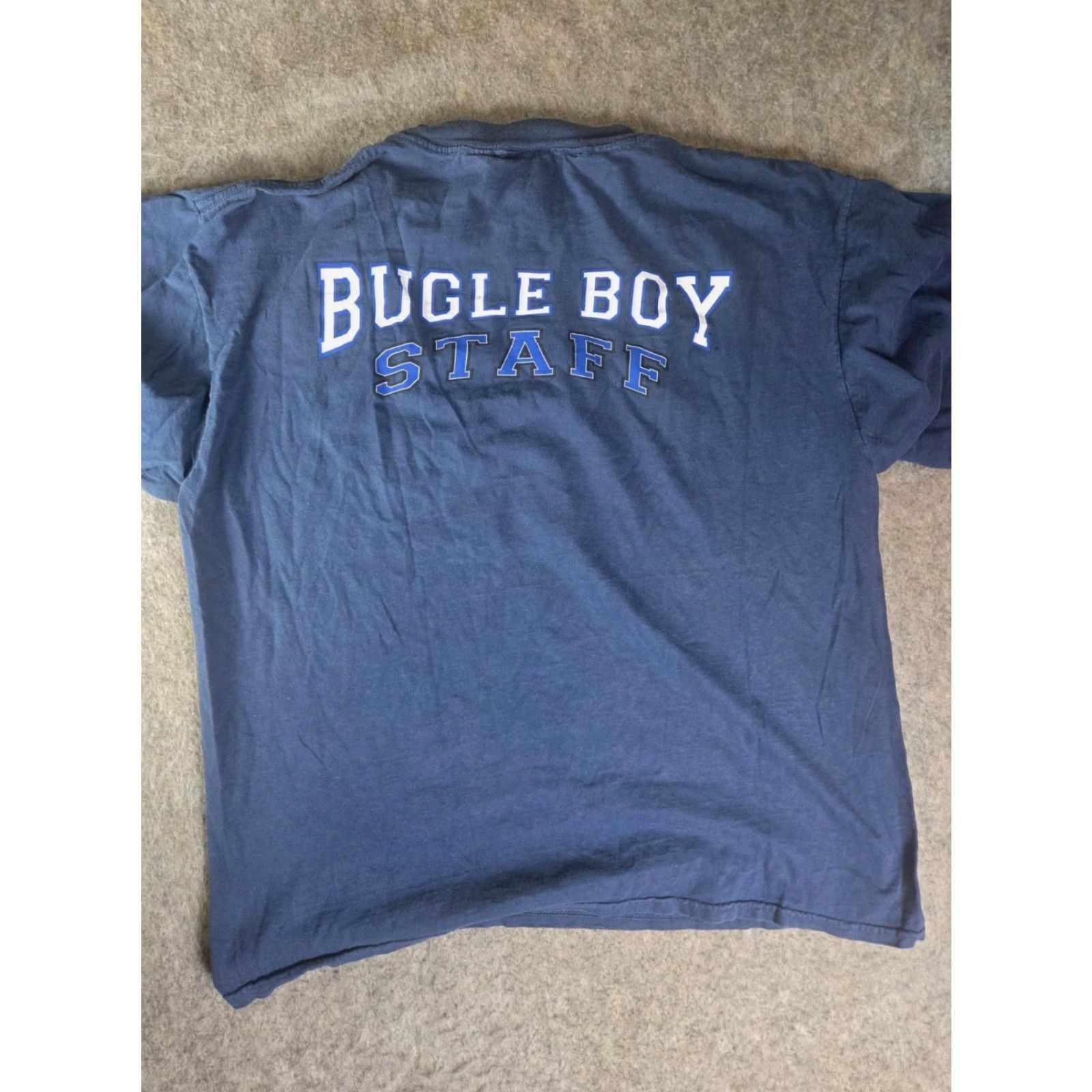 Bugle Boy VINTAGE Bugle Boy T-Shirt XL Men Short Sleeve 90s Logo Blue Distressed USA Red White Blue T-Shirt Mens XL Size US XL / EU 56 / 4 - 6 Thumbnail