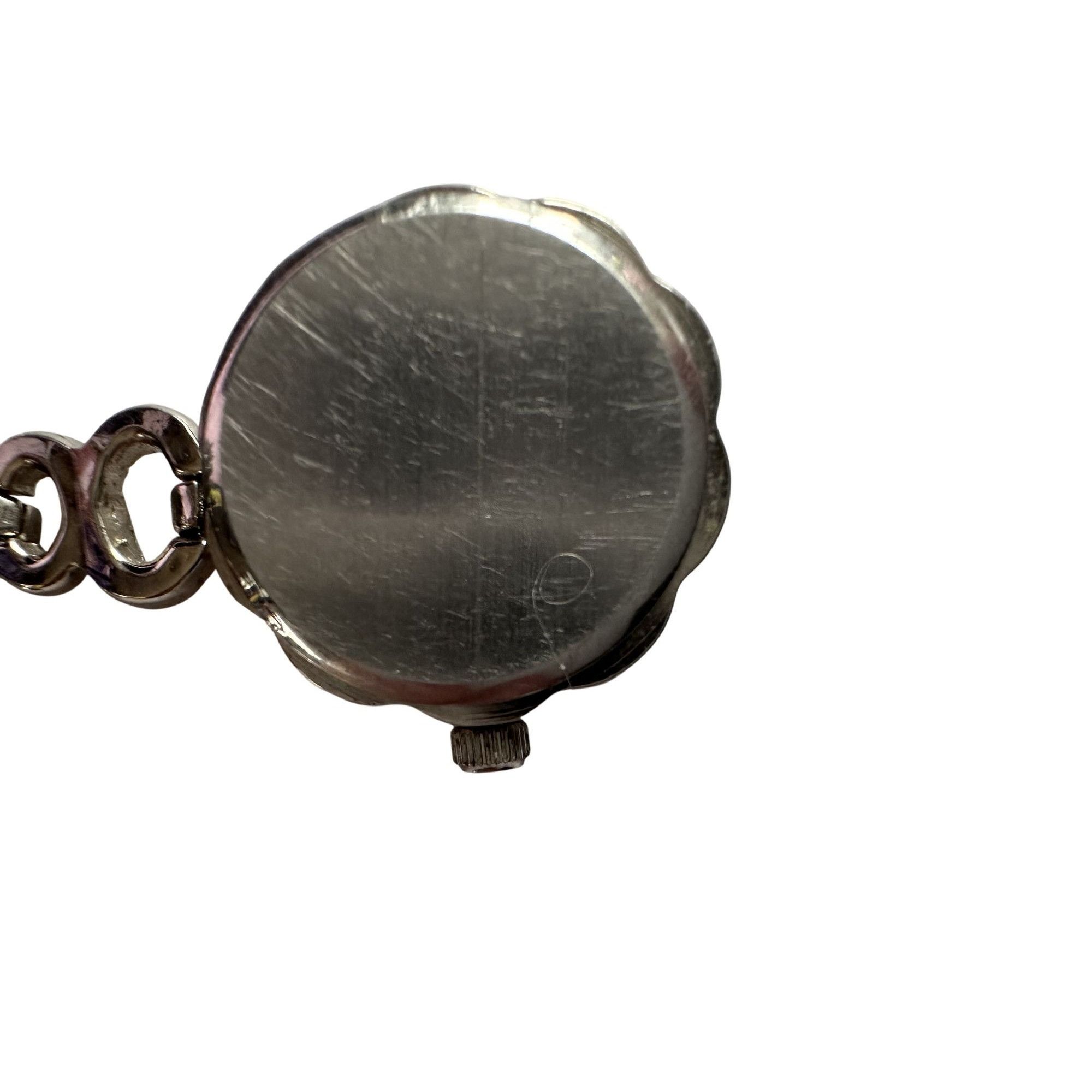 Other Vintage Silver Tone OnTime Quartz Japan Movt Lapel Brooch Wa Size ONE SIZE - 6 Thumbnail