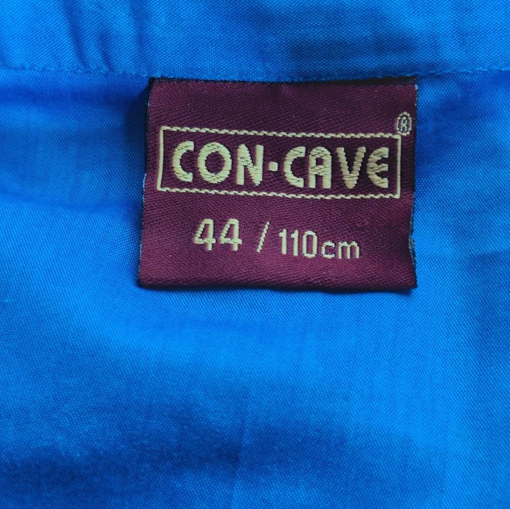 Vintage Vintage Con-Cave Kurta Sz 44 Blue Men's Shirt Tunic Size US L / EU 52-54 / 3 - 5 Thumbnail