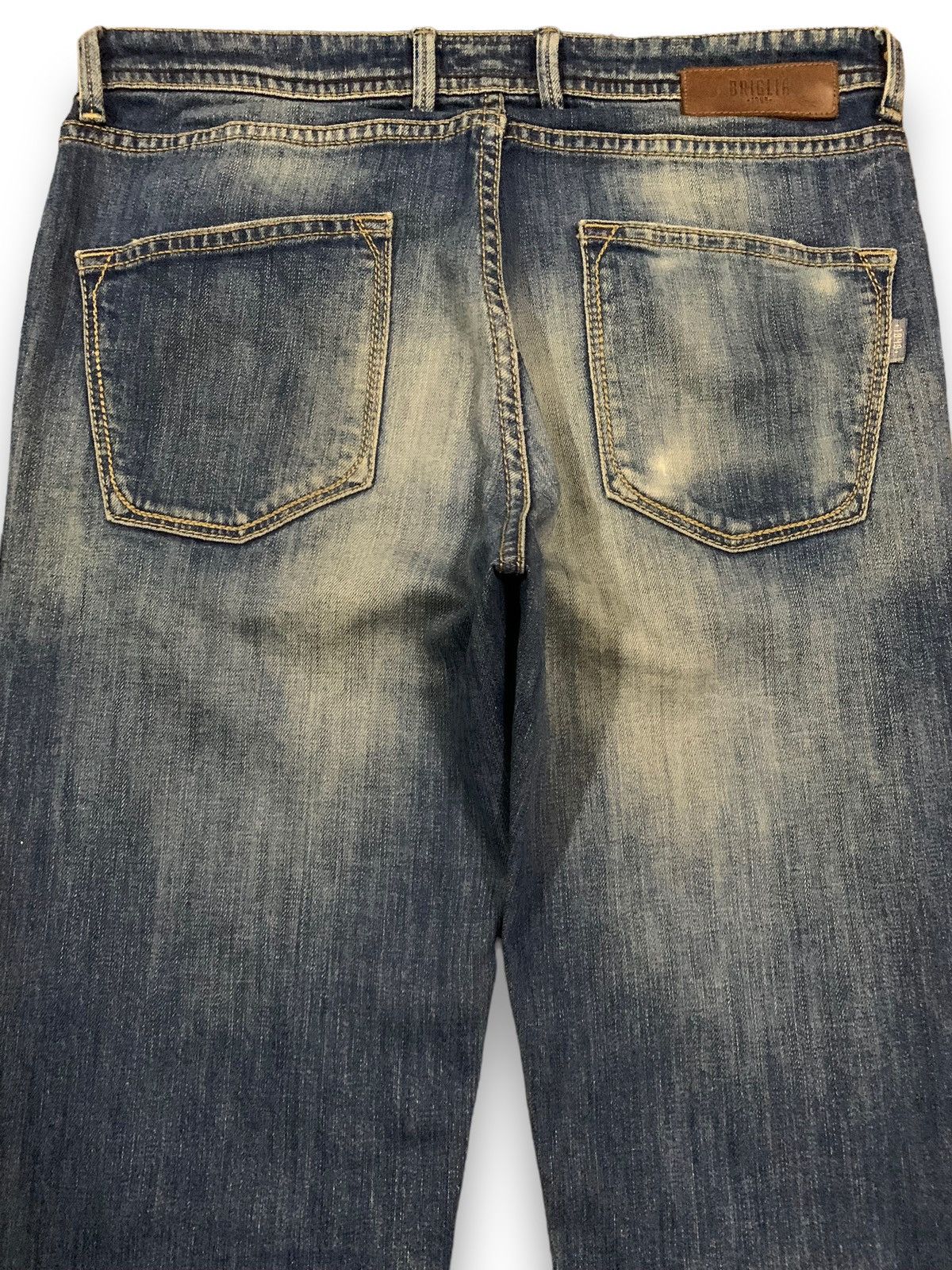 Other Y2K Briglia 1949 Slim Fit Patched Distressed Grunge Jeans Size US 30 / EU 46 - 10 Thumbnail