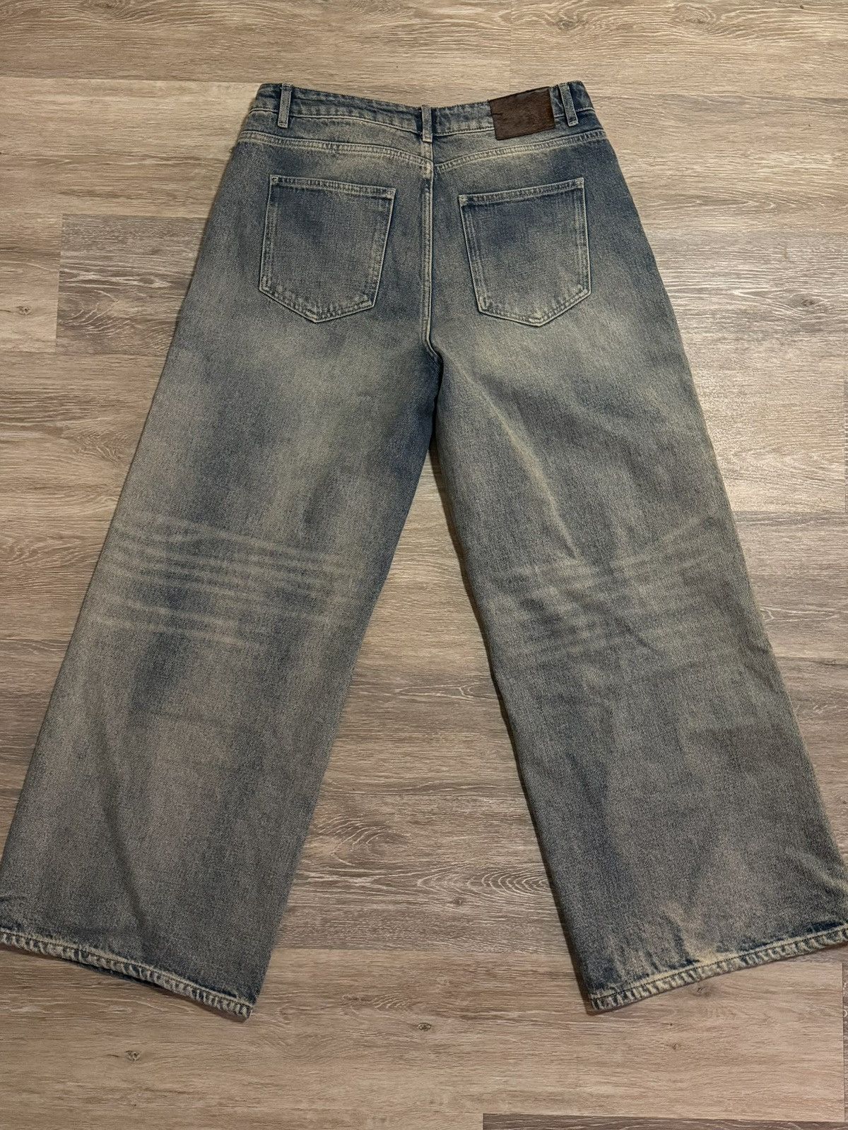 Pearled Ivory Pearled Ivory 1211 Sandwash Baggy Denim Size US 34 / EU 50 - 2 Thumbnail