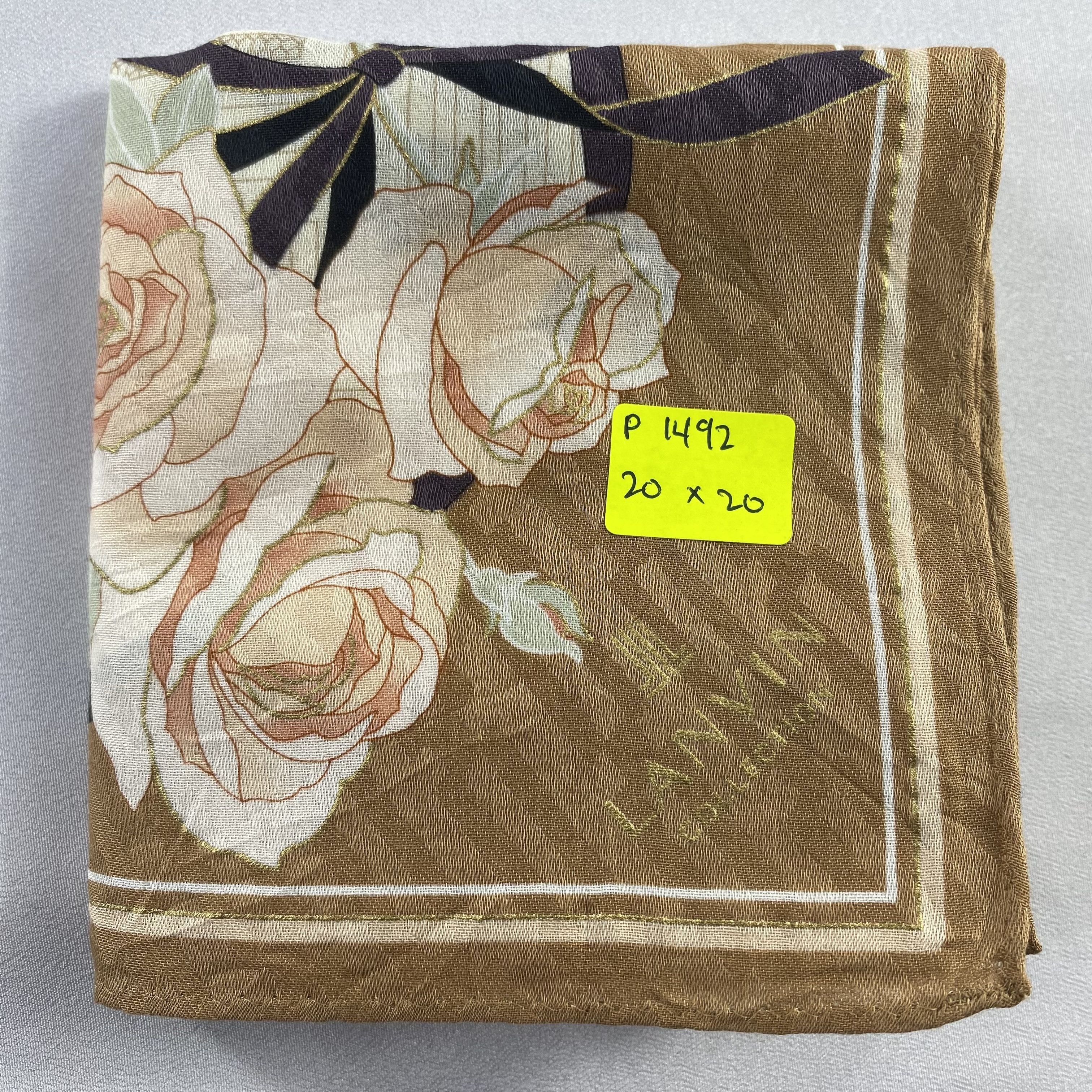 Lanvin × Vintage Lanvin Handkerchief / Neckerchief / Bandana-P1492 Size ONE SIZE - 5 Thumbnail
