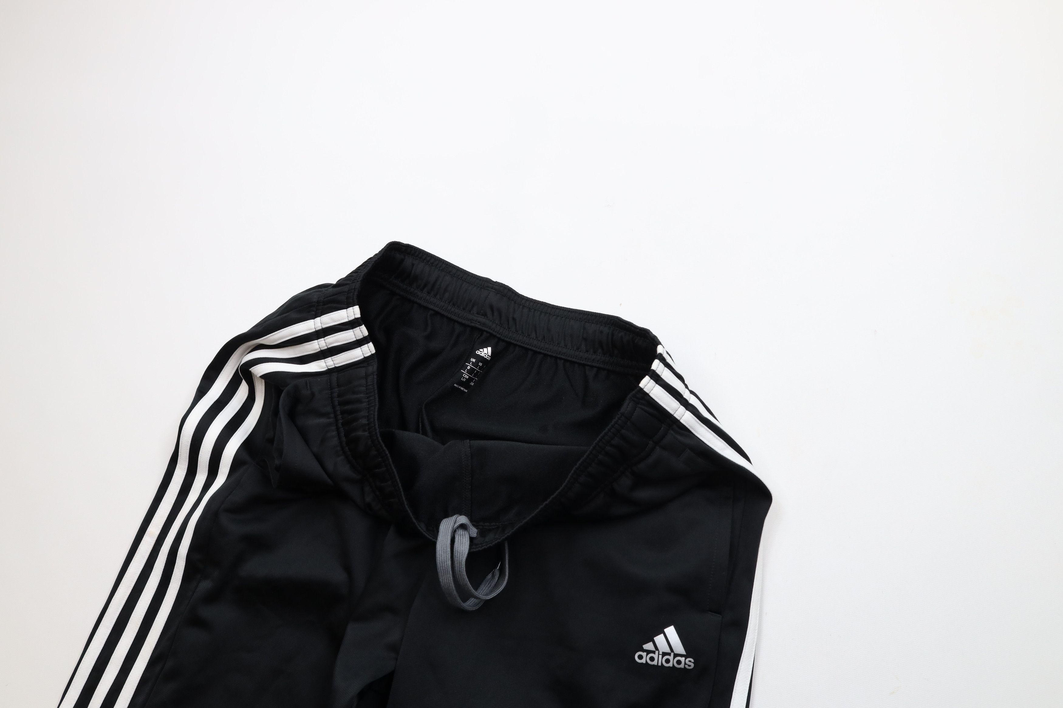 Adidas × Vintage Vintage Y2K Adidas Striped Wide Leg Sweatpants Pants Black Size US 36 / EU 52 - 7 Thumbnail
