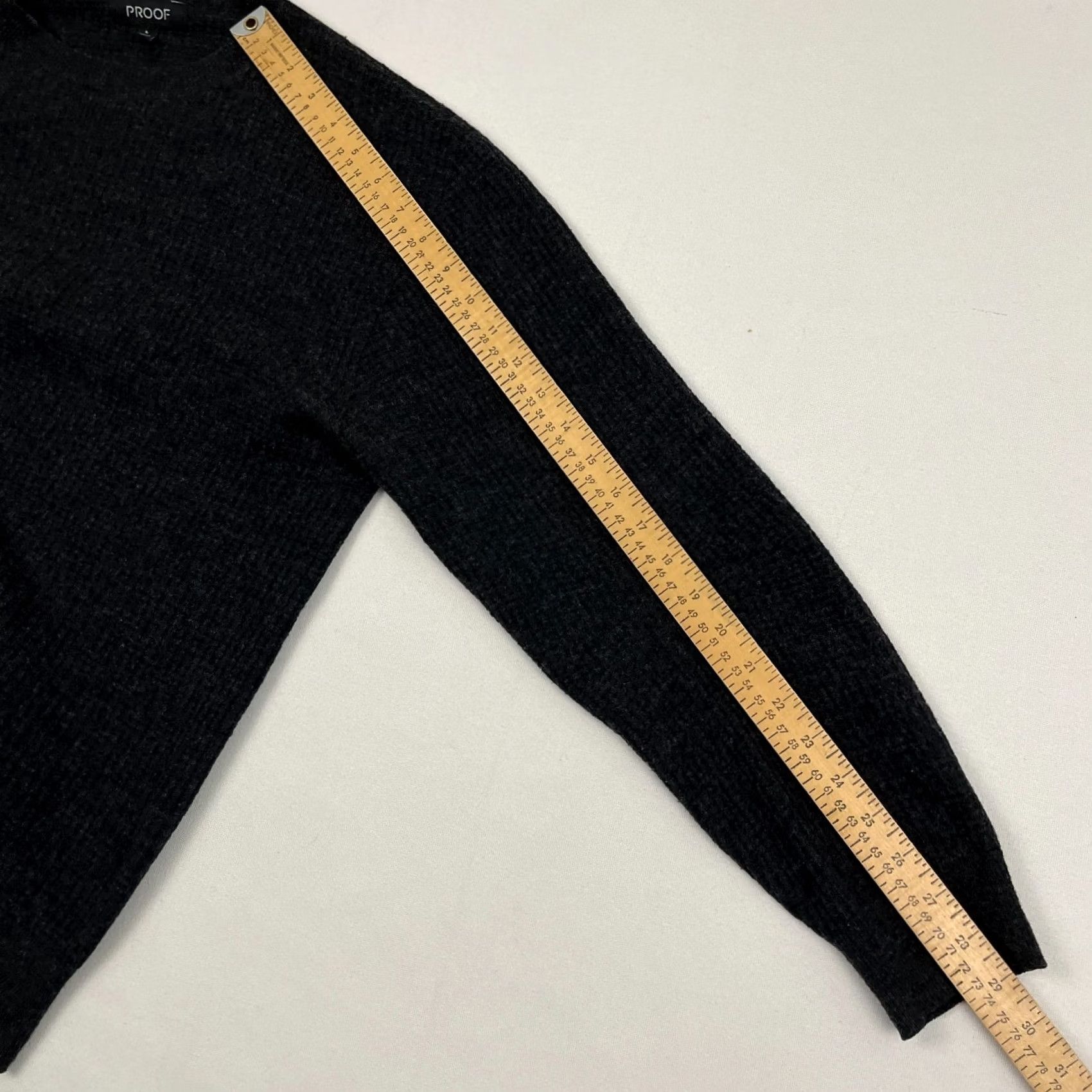 Vintage Huckberry Proof Sweater Mens L Charcoal Gray Merino Wool Crewneck Made in Japan Size US L / EU 52-54 / 3 - 6 Thumbnail