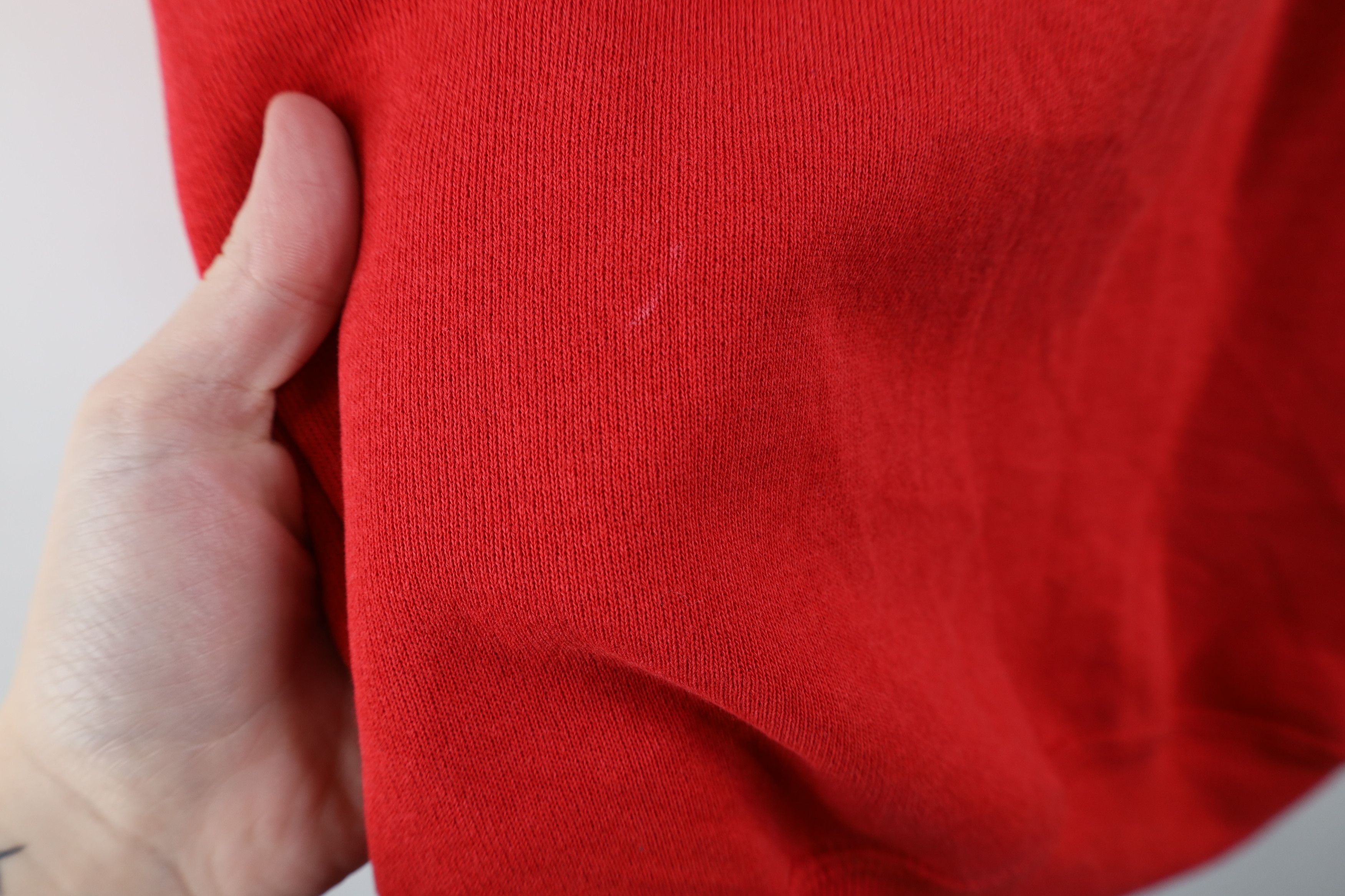Vintage Vintage 80s 90s Spell Out JoAnn Fabrics Sweatshirt Red USA Size XL / US 12-14 / IT 48-50 - 6 Thumbnail