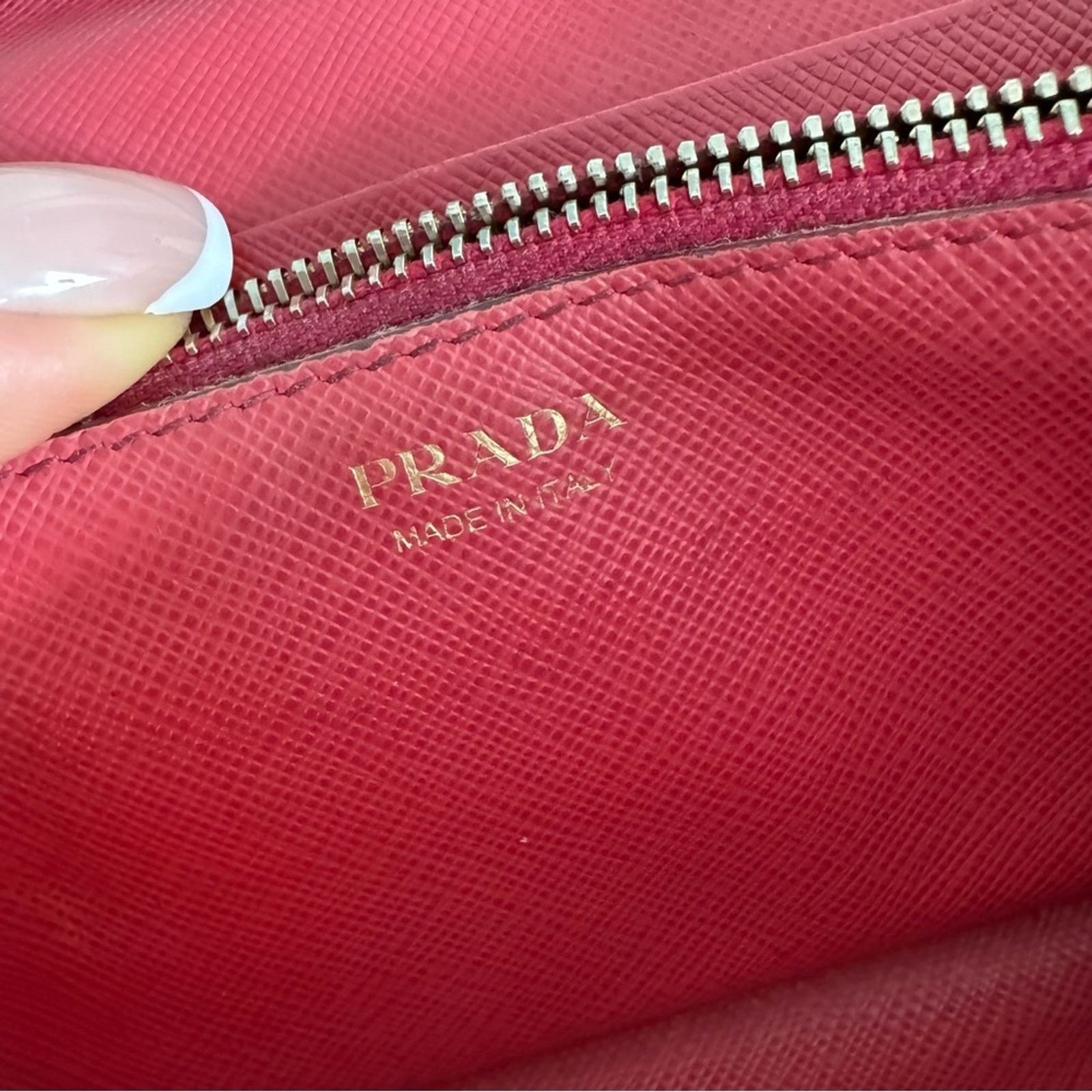 Prada PRADA Milano Pink Long Wallet, Authentic Size ONE SIZE - 14 Thumbnail
