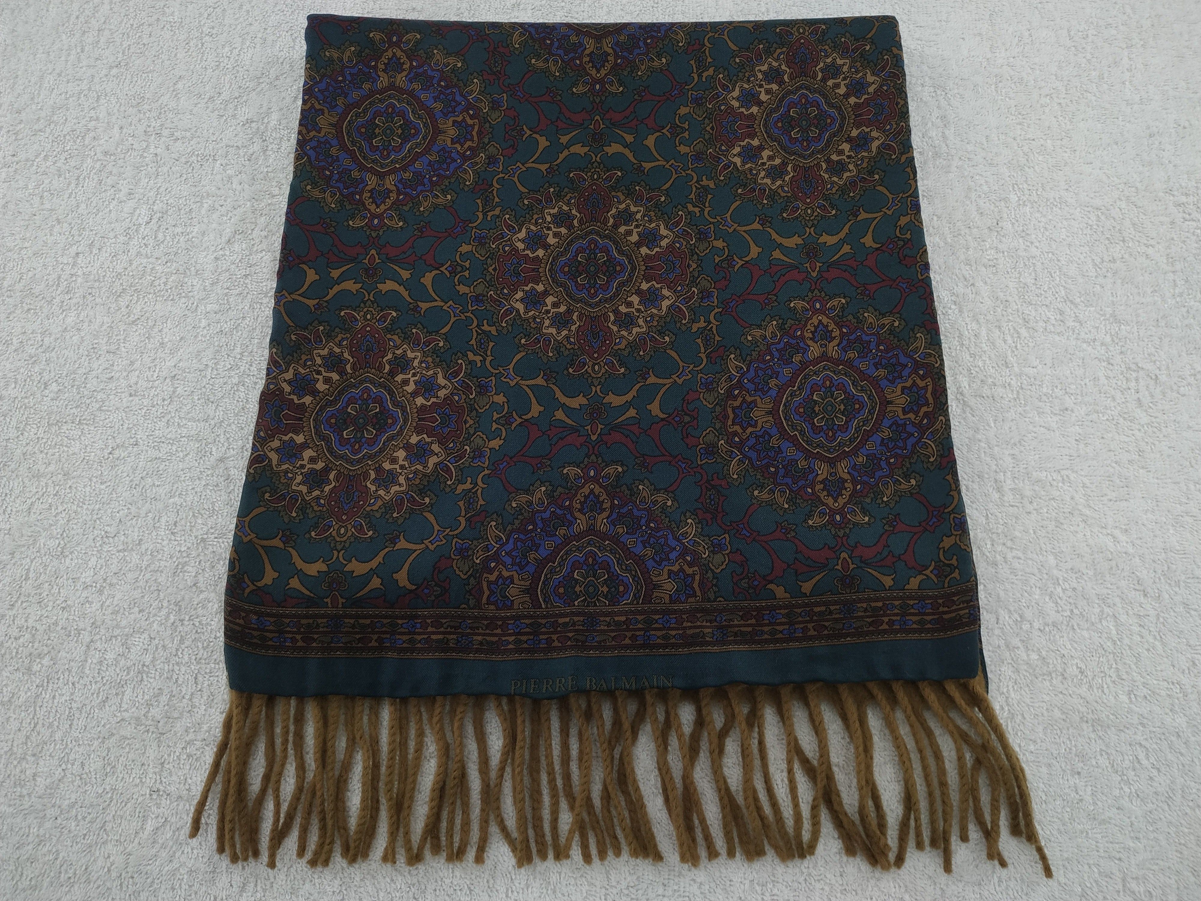 Vintage Pierre Balmain Scarf / Muffler / Neckwear - WW297 Size ONE SIZE - 1 Thumbnail