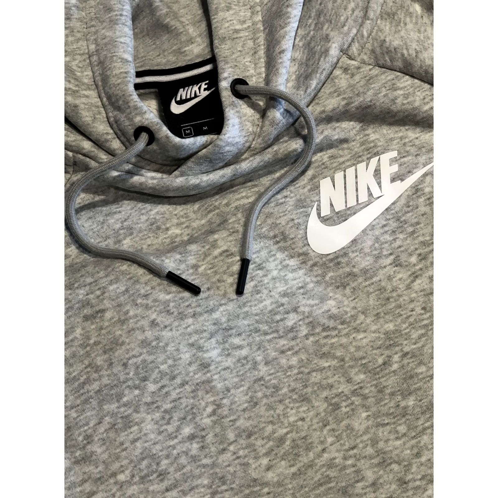 Nike VINTAGE Nike Hoodie Sweatshirt Shirt Pullover Size M Gray 90s Swoosh Black Label Mens Size US M / EU 48-50 / 2 - 4 Thumbnail