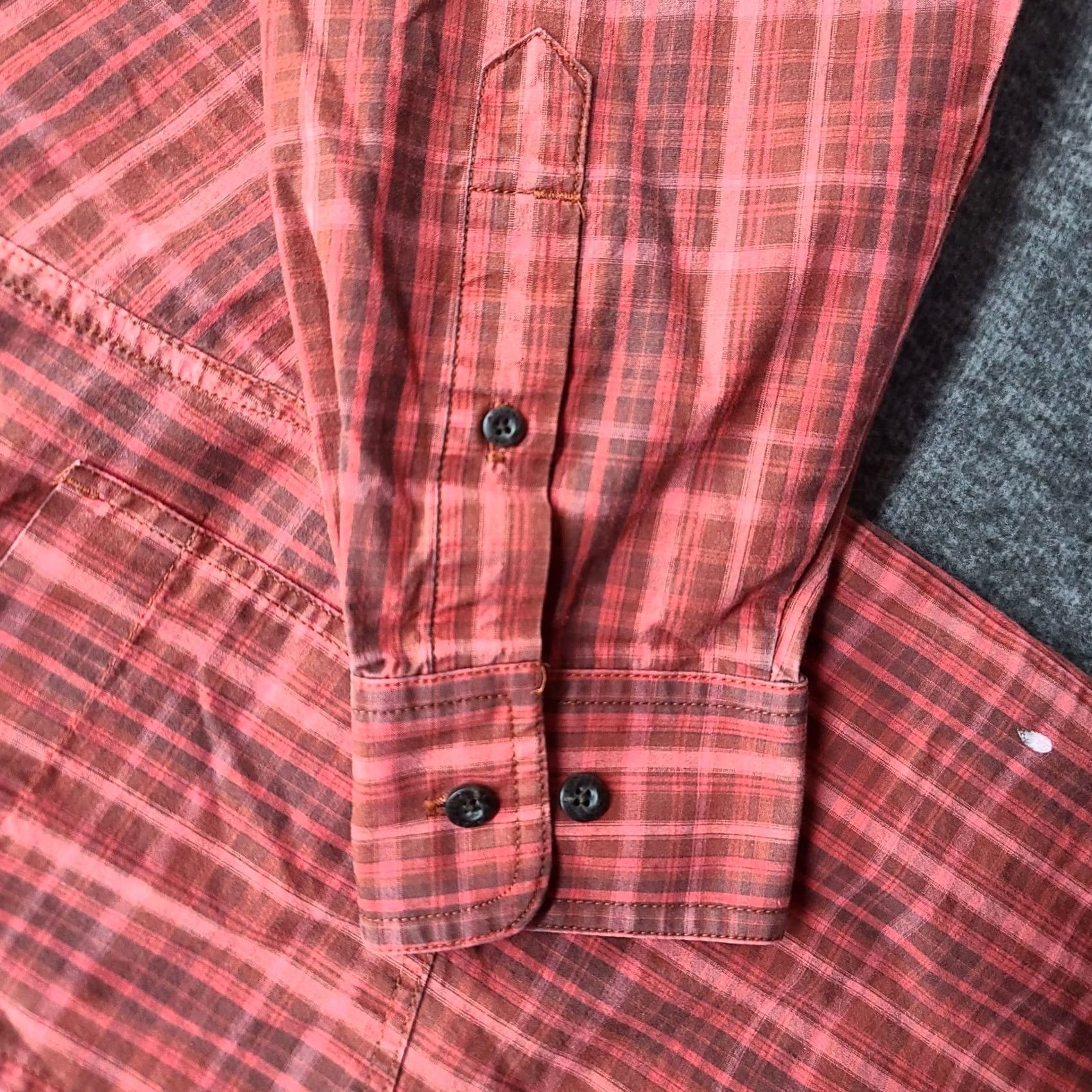 Ariat Ariat Pro Series Shirt Mens S Red Long Sleeve Button Down Collared Cowboy Western Plaid Size US S / EU 44-46 / 1 - 4 Thumbnail