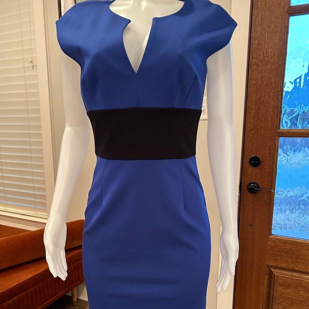 Designer Trina Turk Color Block Sheath Dress Size M / US 6-8 / IT 42-44 - 2 Thumbnail