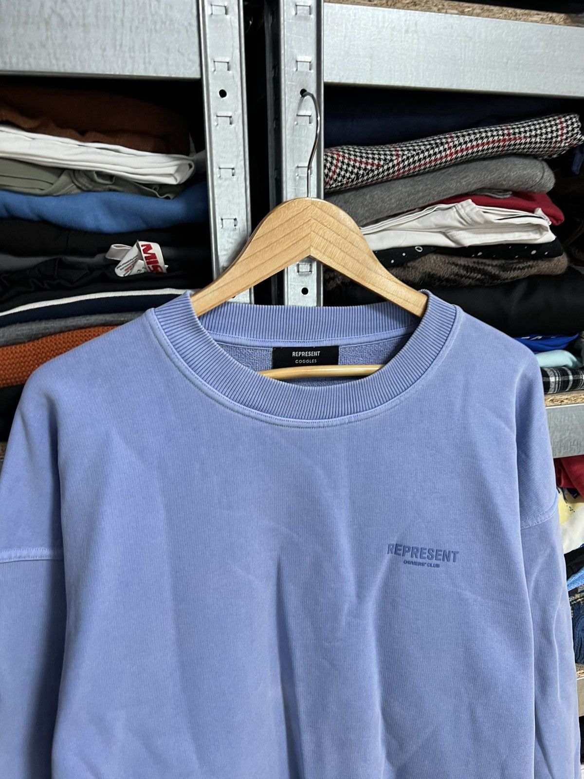 Represent Clo. Represent Owners Club Men’s Sweatshirt Blue Size XL Pullover Size US XL / EU 56 / 4 - 3 Thumbnail