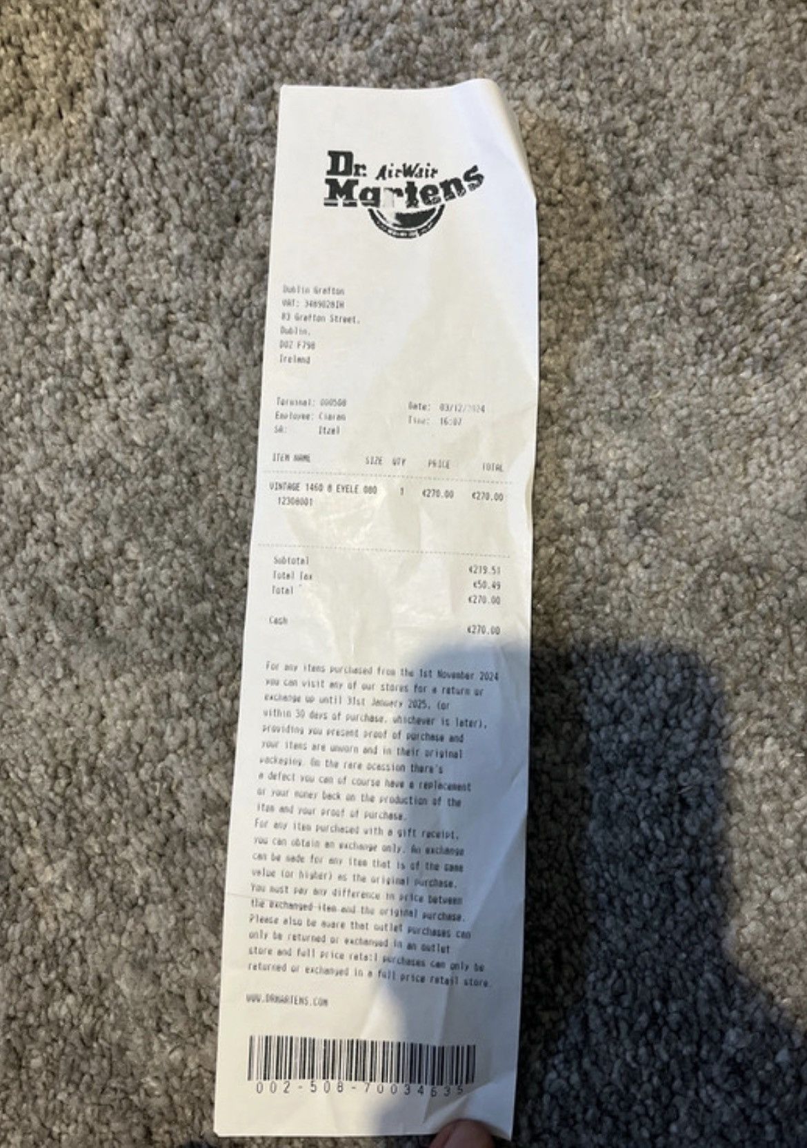 Dr. Martens Dr. Martens Made in England 8 UK | Like New | With Receipt Size US 8 / EU 41 - 5 Thumbnail