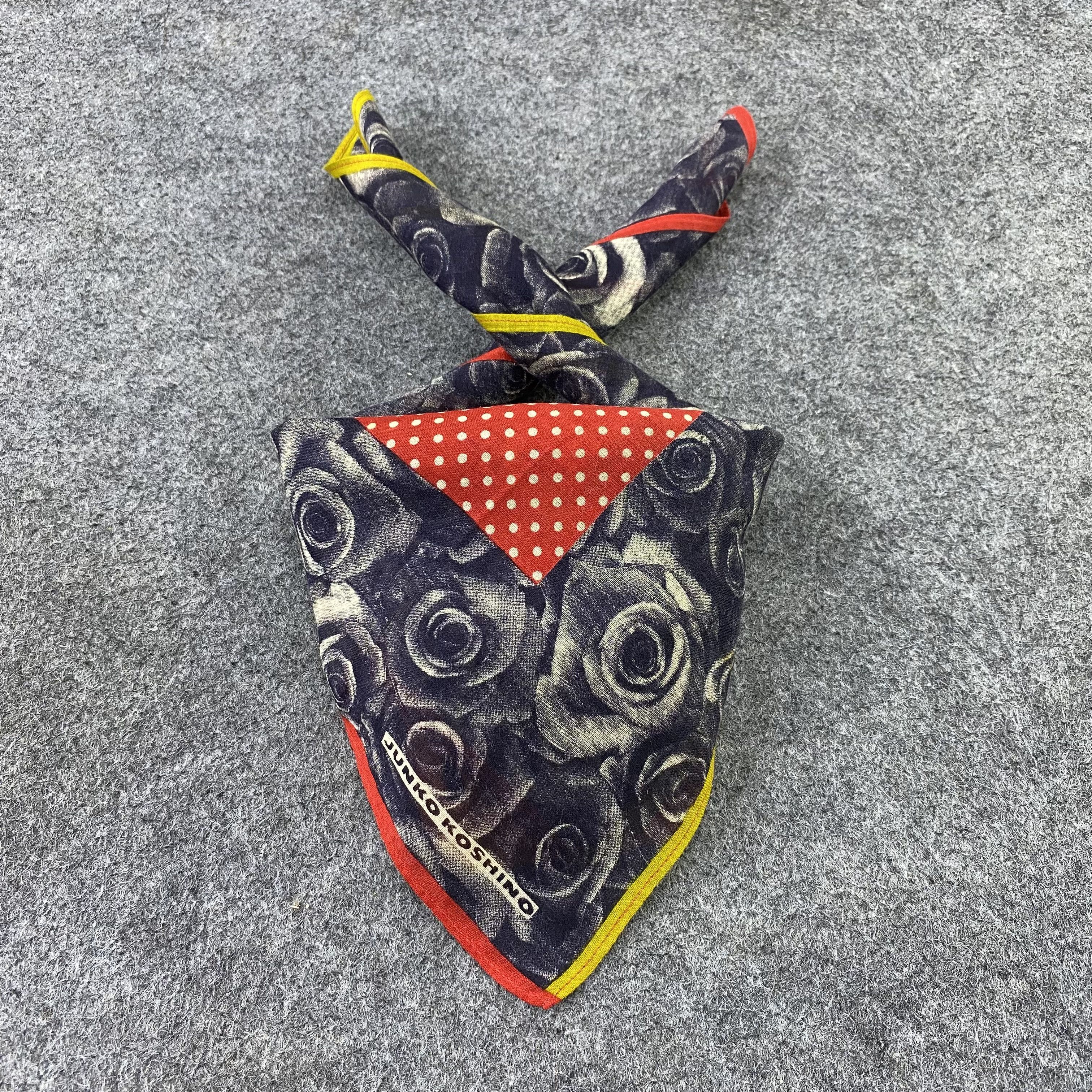 Japanese Brand Junko Koshino Handkerchief / Bandana / Neckerchief-B645 Size ONE SIZE - 2 Thumbnail