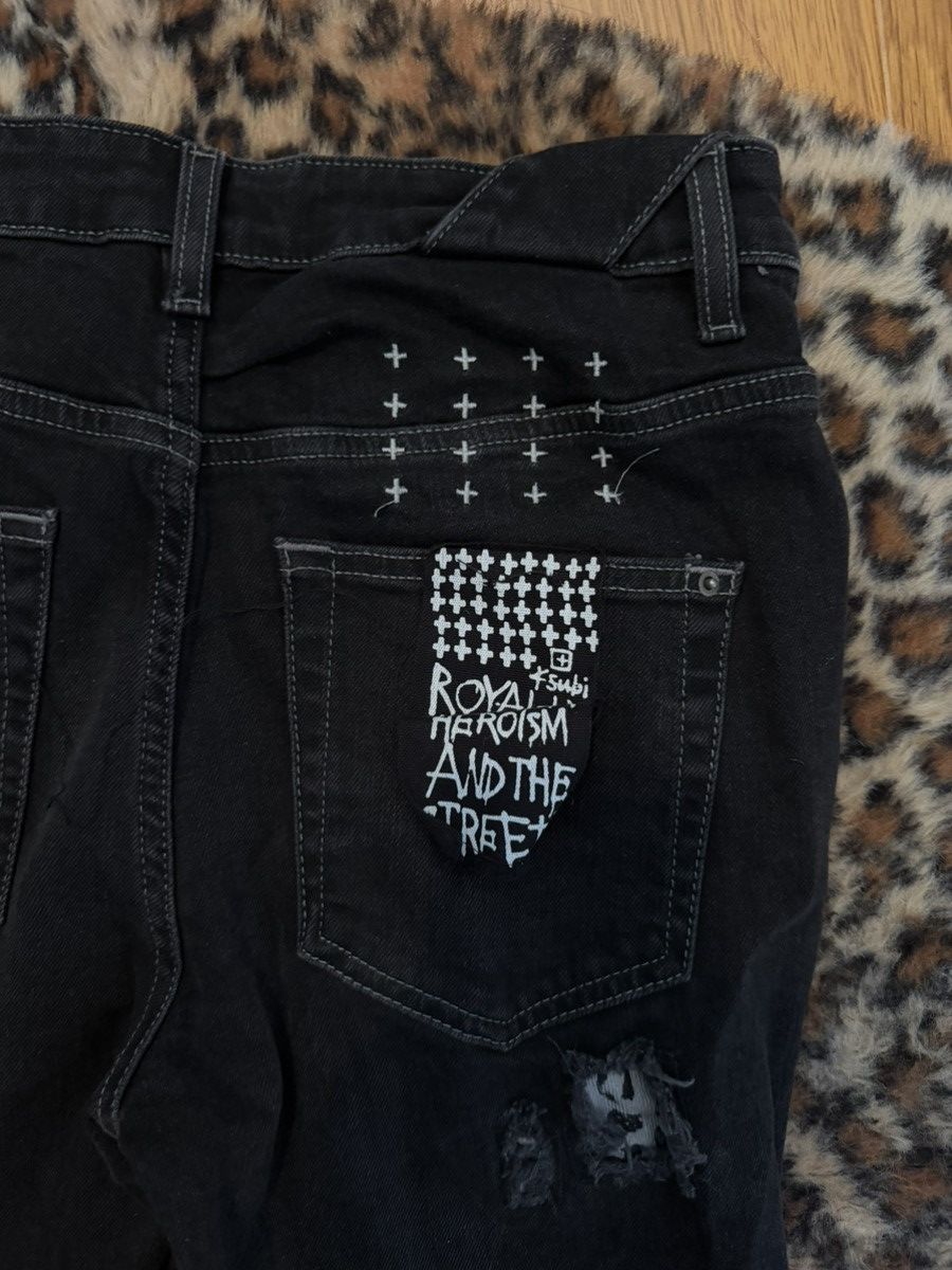 Ksubi Ksubi Ripped Leopard Denim Size US 30 / EU 46 - 3 Thumbnail