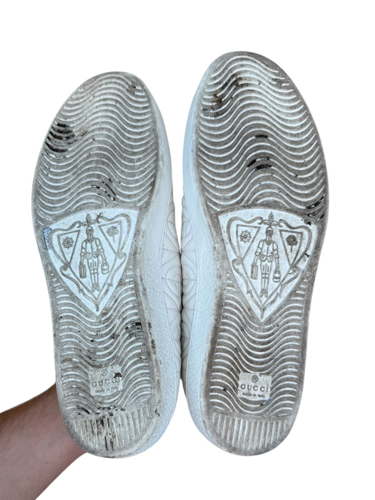 Gucci Gucci embroidered ace sneakers Size US 10.5 / EU 43-44 - 9 Thumbnail