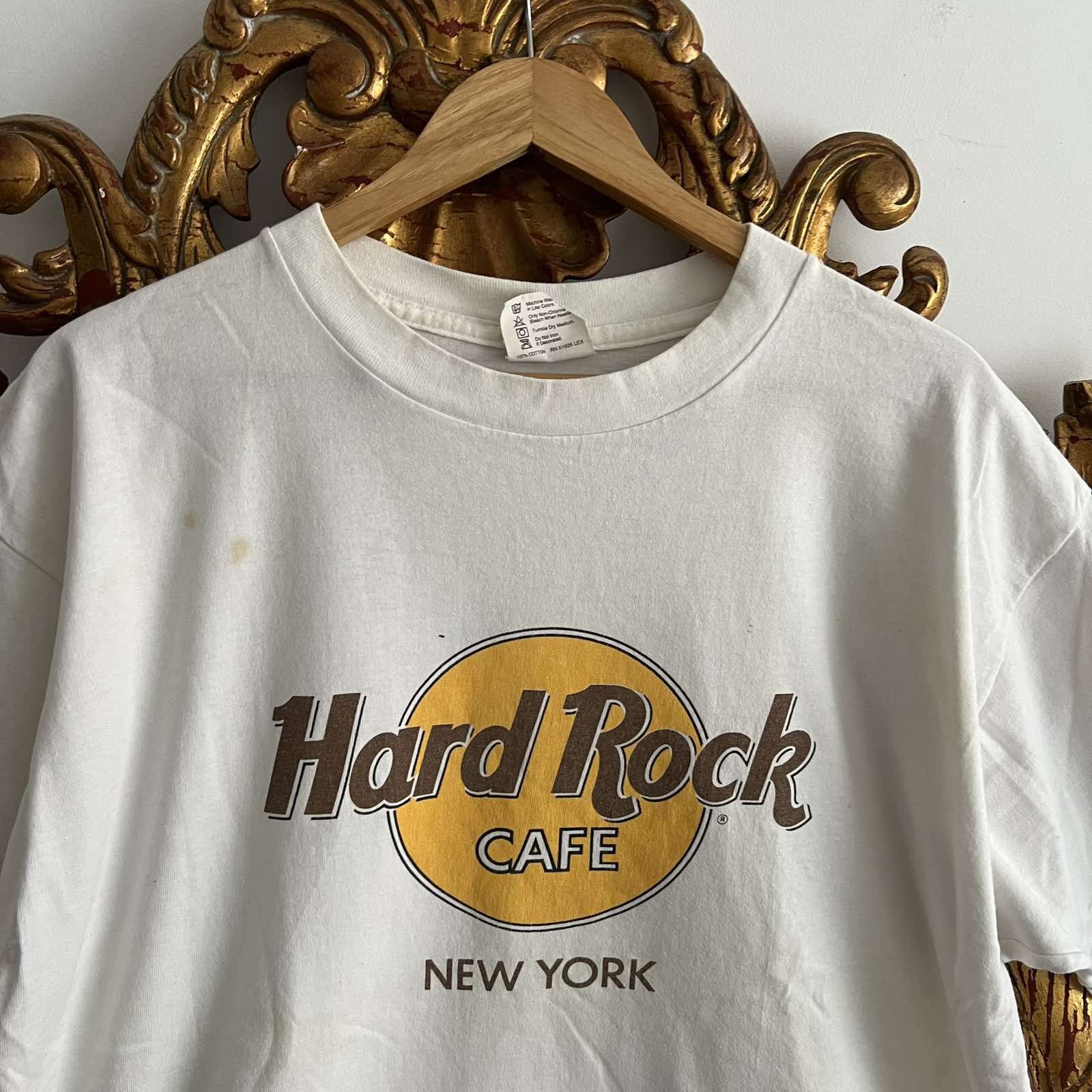 Hard Rock Cafe × Vintage Rare Vintage Hard Rock cafe 80s New York Sz XL Size US XL / EU 56 / 4 - 2 Thumbnail