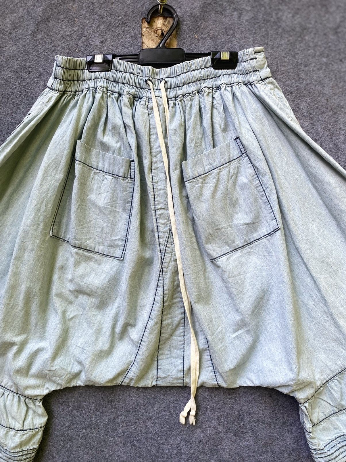 Comme des Garcons Tao Comme des Garçons Light Wash Denim Sarouel Pants Size 28" / US 6 / IT 42 - 5 Thumbnail