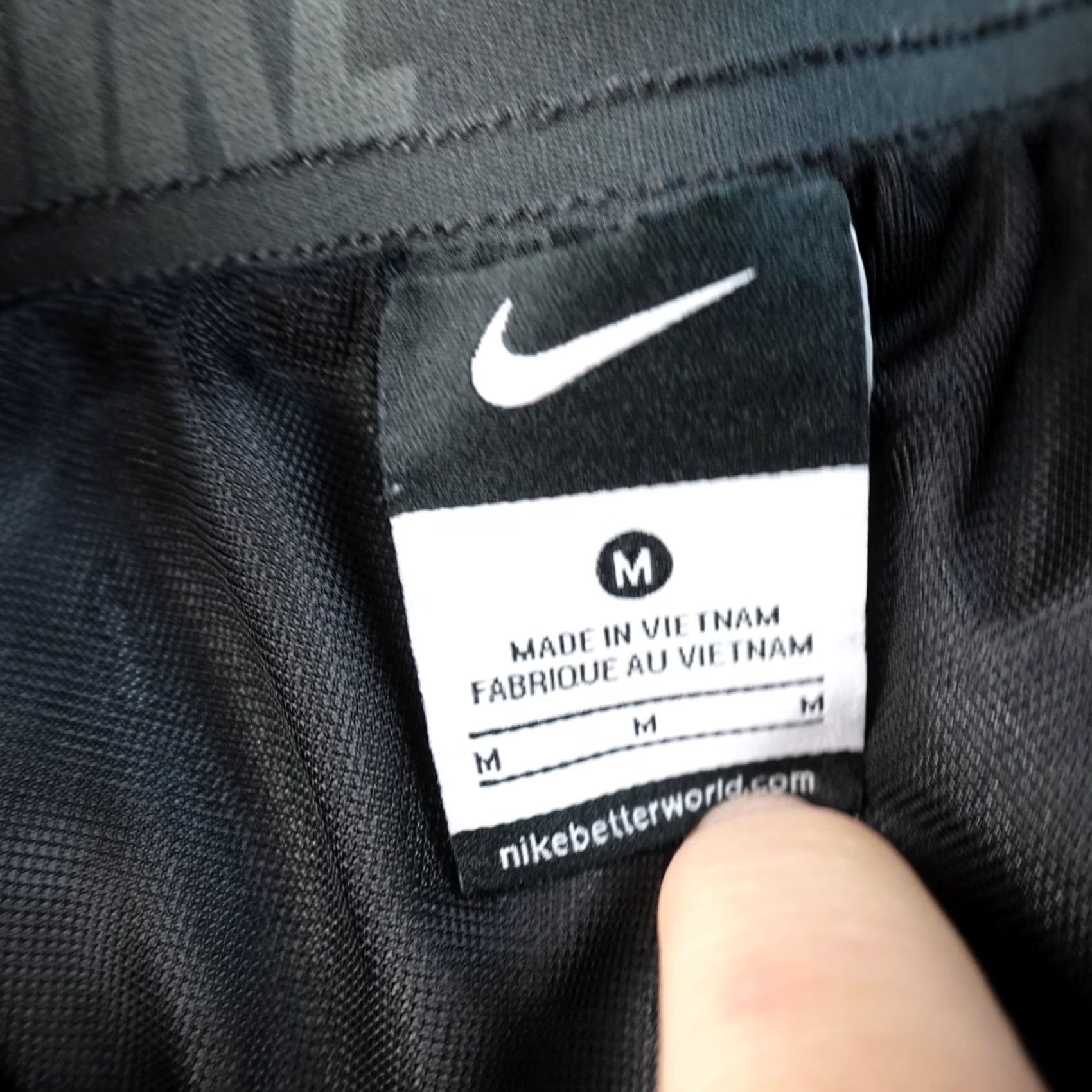 Nike Nike Pants Mens M Black Storm Waterproof Track Windbreaker Sweatpants Jogger Gym Size US 31 - 7 Thumbnail