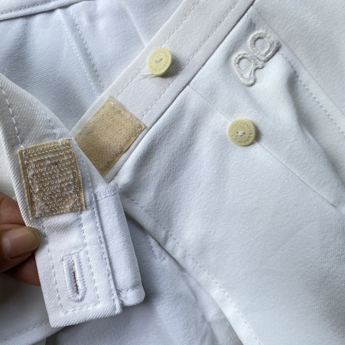 Courreges Courreges White Button-Front Mini Skirt Size 23" - 7 Thumbnail