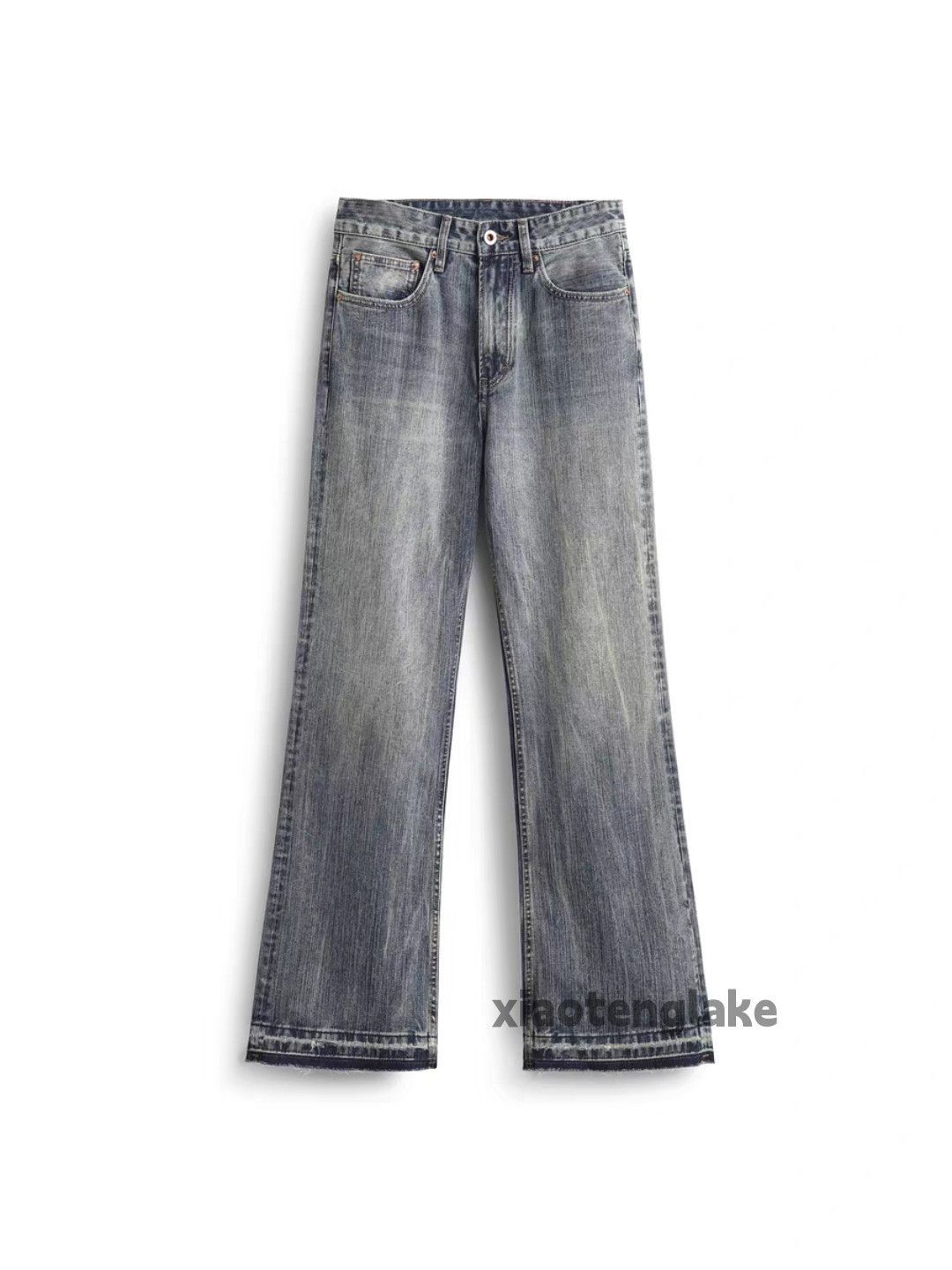 Jean zx Balenciaga rickowens style bootcut hiphop y2k jeans Size US 36 / EU 52 - 2 Thumbnail