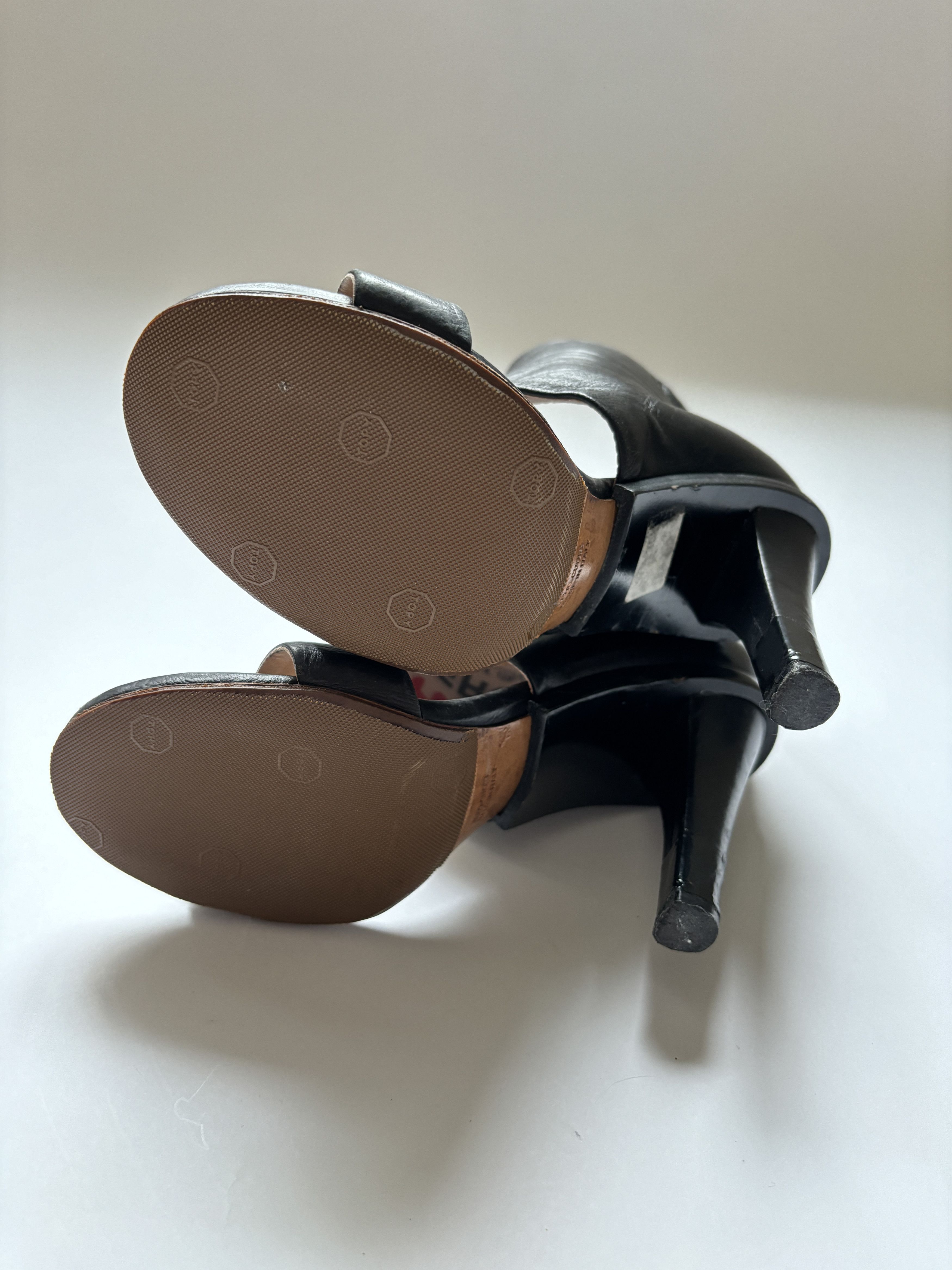 Maison Margiela ⚡️QUICK SALE⚡️Margiela Black Heeled Cut-Out Sandal Boots Size US 7 / IT 37 - 5 Thumbnail