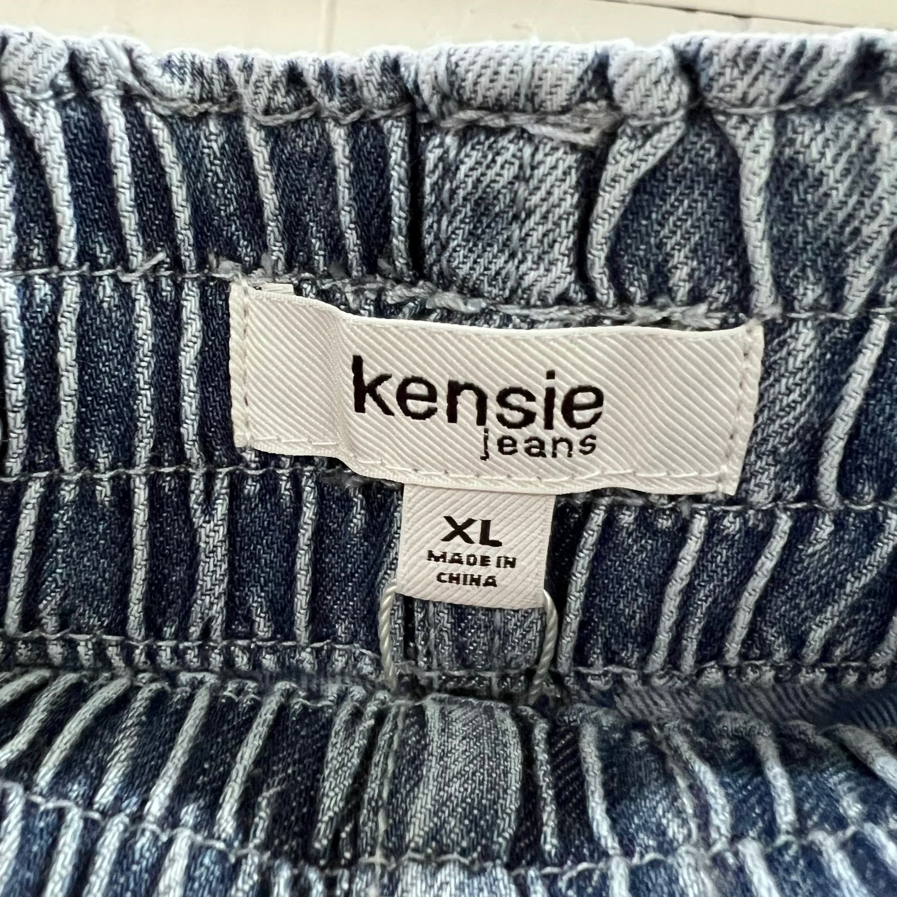 Other Kensie Jeans Palm Trees Embroidery High Rise Denim Shorts Size 38" / US 16 / IT 52 - 9 Thumbnail
