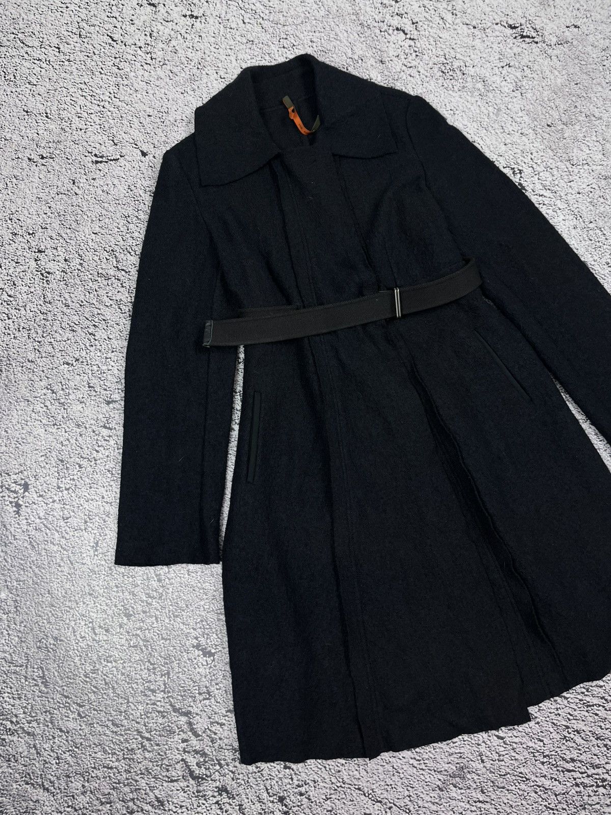 Cop Copine Cop Copine Matrix Wrap Wool Coat Gothic Avant-Garde Belted Size L / US 10 / IT 46 - 2 Thumbnail