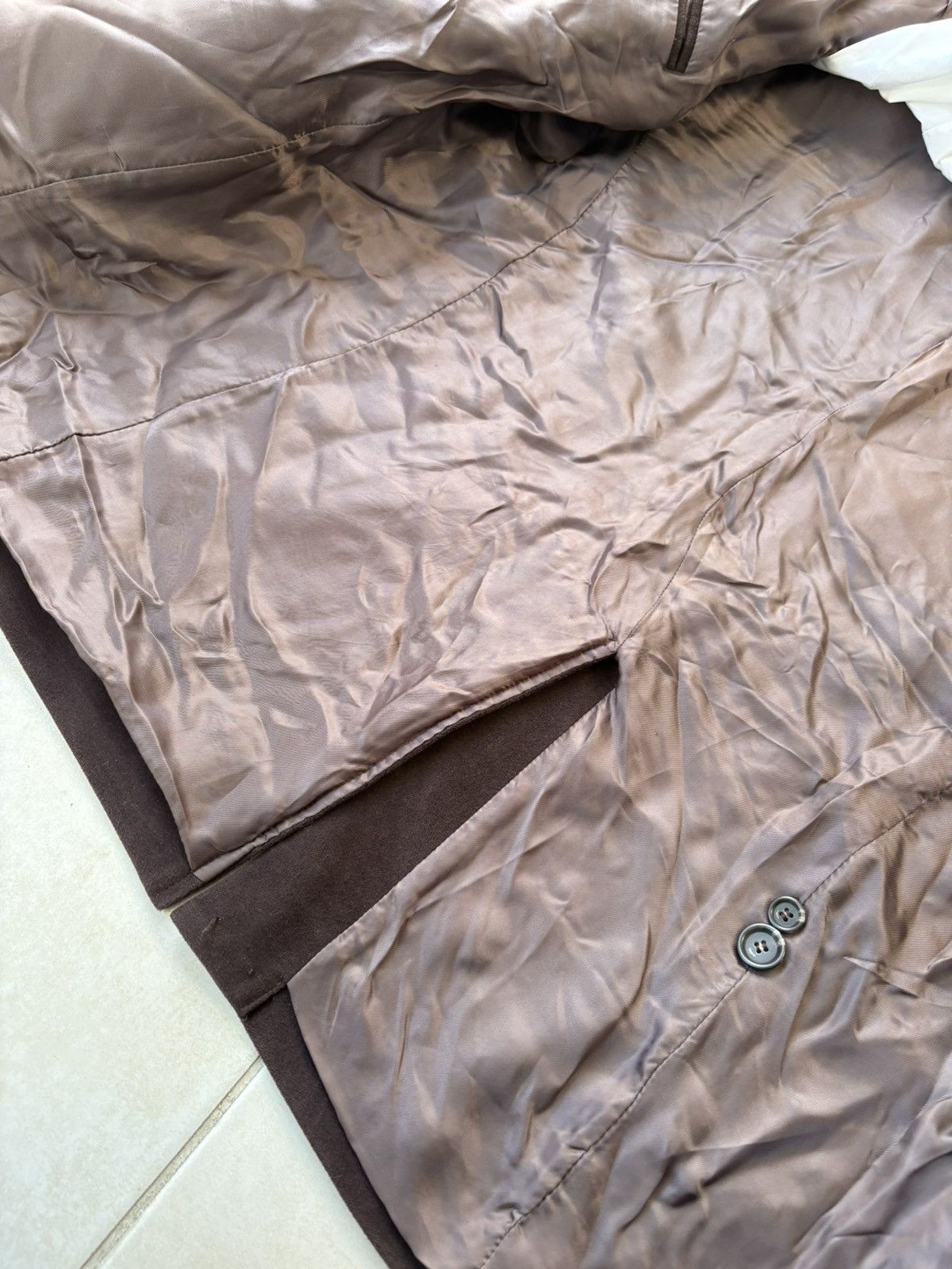 Polo Ralph Lauren Brown Blazer Leather Elbow Ralph Lauren Men’s 46R Vintage Size 46R - 8 Thumbnail