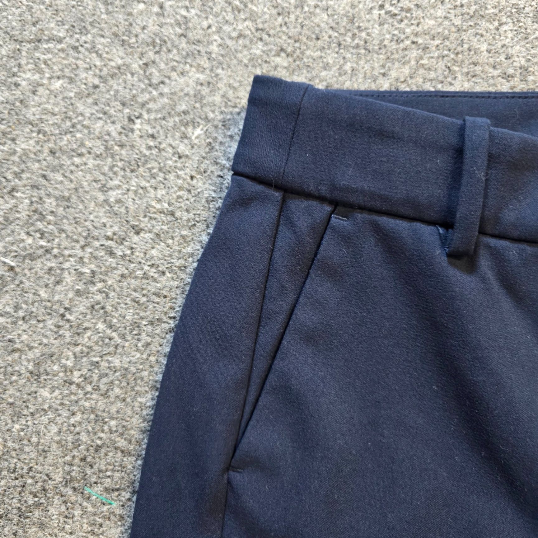 J.Crew J.CREW Pants Women Size 4 Blue Ruby Tapered Flat Front Career Casual Capsule Pants Regular Inseam 27 in Navy Blue? Size 27" / US 4 / IT 40 - 3 Thumbnail