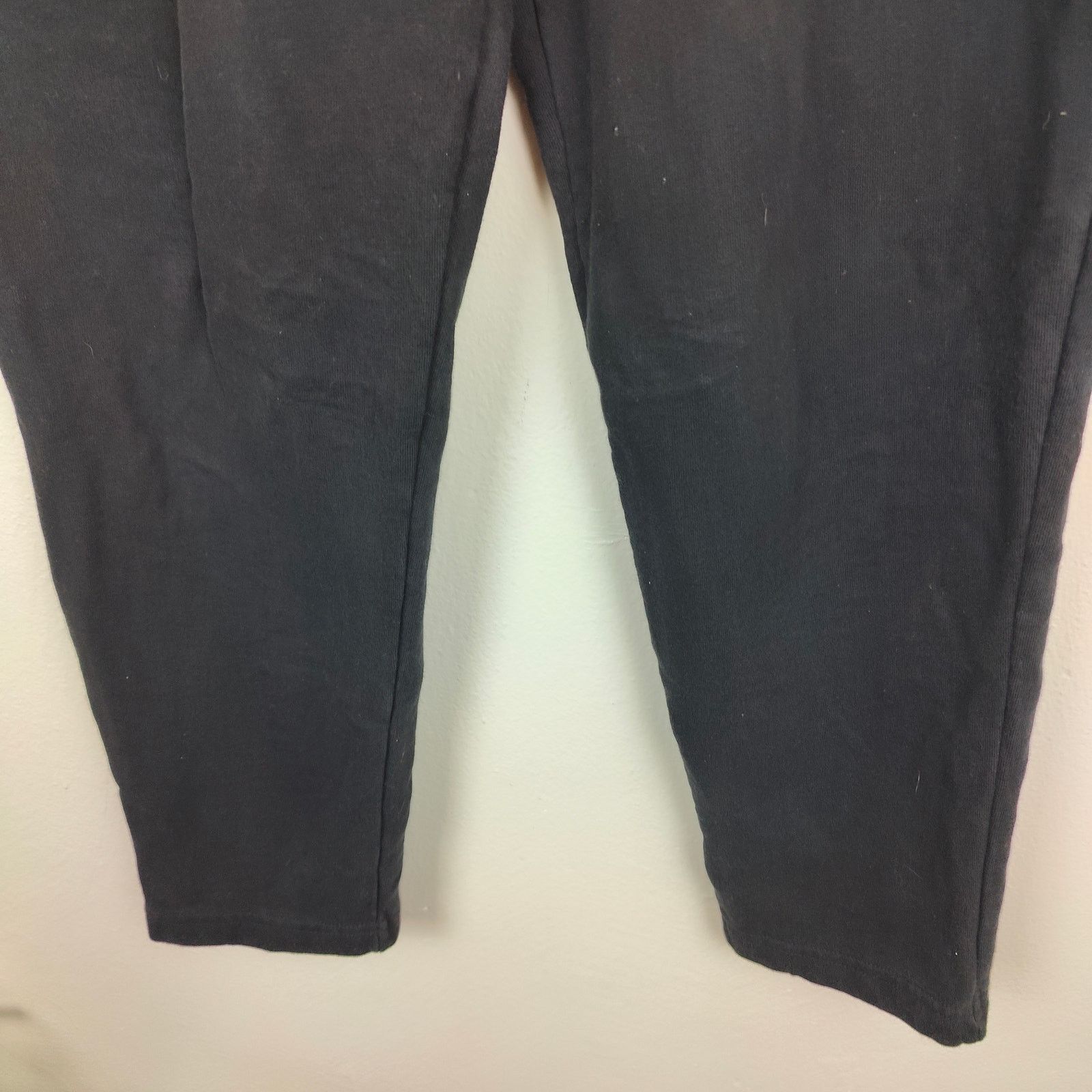 Hiro Clark Hiro Clark Sweatpants Womens XS Black Terry Drawstring Size 26" / US 2 / IT 38 - 3 Thumbnail