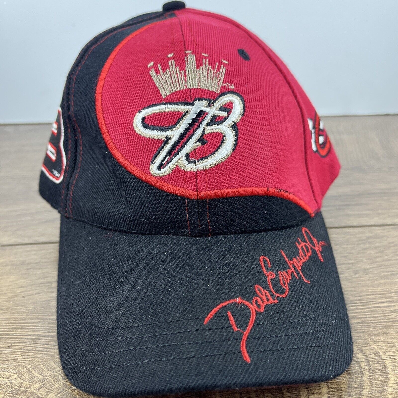Budweiser Budweiser Racing Hat Dale Earnhardt 8 Red Hat Adjustable Adu Size ONE SIZE - 5 Thumbnail