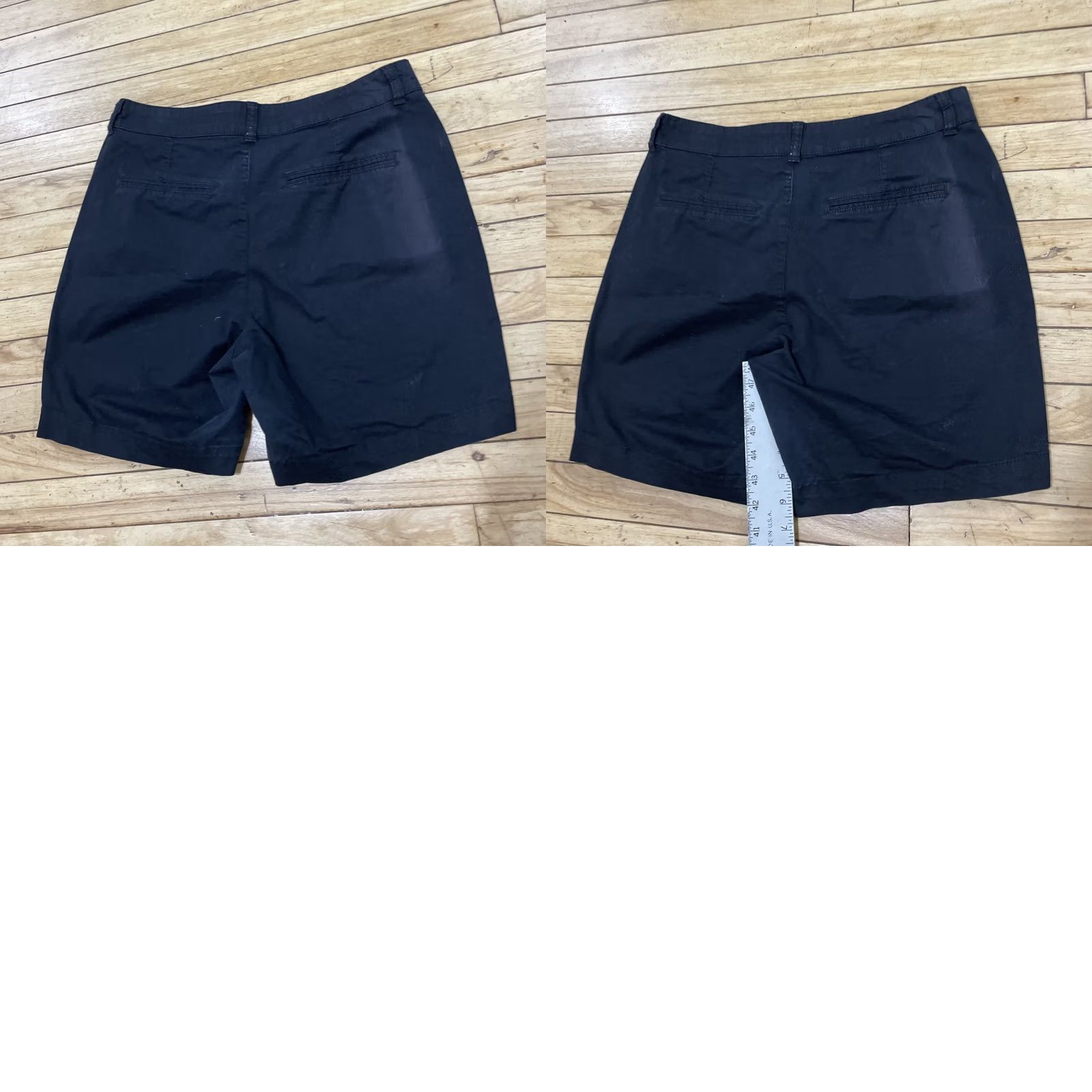 Old Navy VINTAGE OLD NAVY Everyday Short High Rise Womens 8 Black Jack Sol Stretch Casual 8 Size 30" / US 8 / IT 44 - 9 Thumbnail